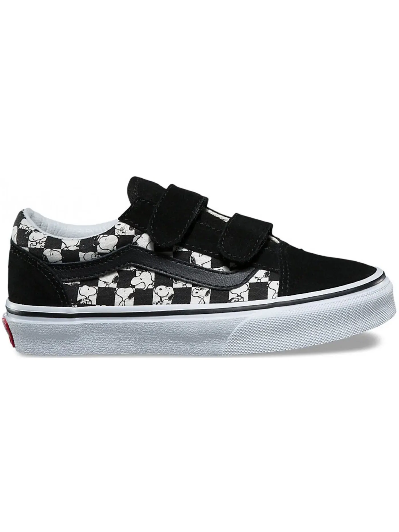 Детские кеды с принтом Vans Old Skool, Snoopy/Checkerboard — изображение 1 из 1