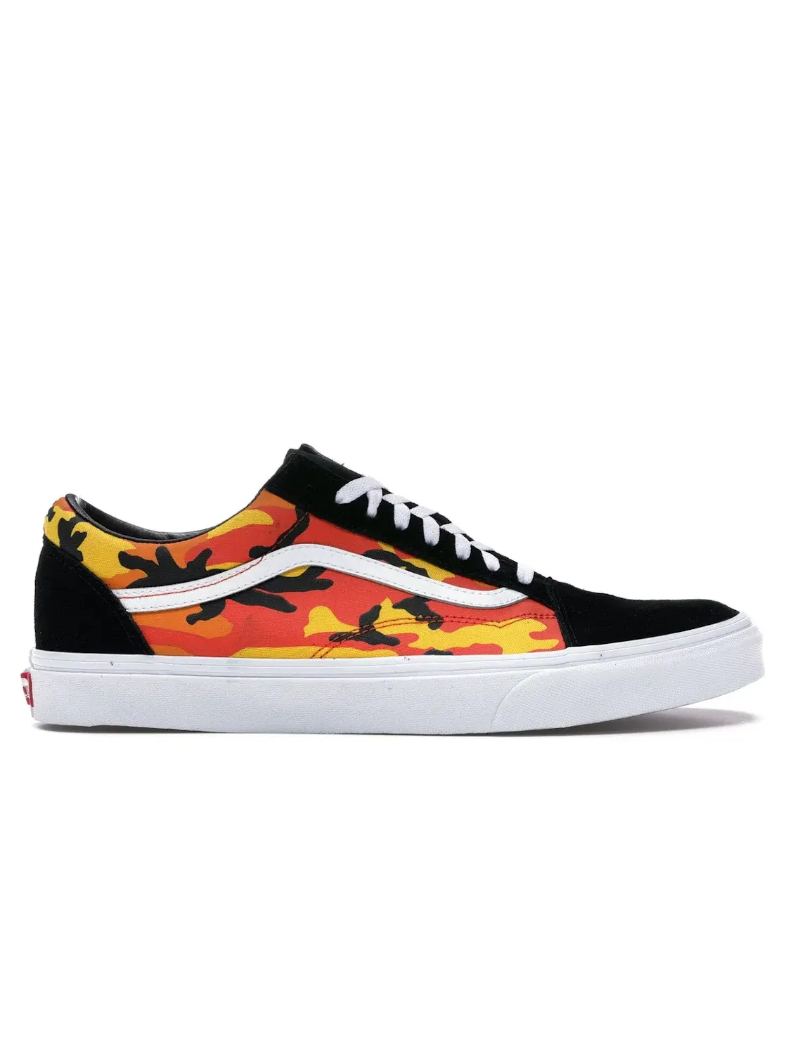 Мужские кеды Lifestyle с принтом Vans Old Skool — изображение 1 из 4, черный/оранжевый-белый