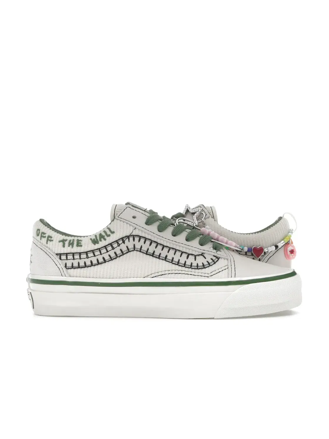 Мужские кроссовки Lifestyle Vans Old Skool Premium — изображение 1 из 4, кремовый зеленый