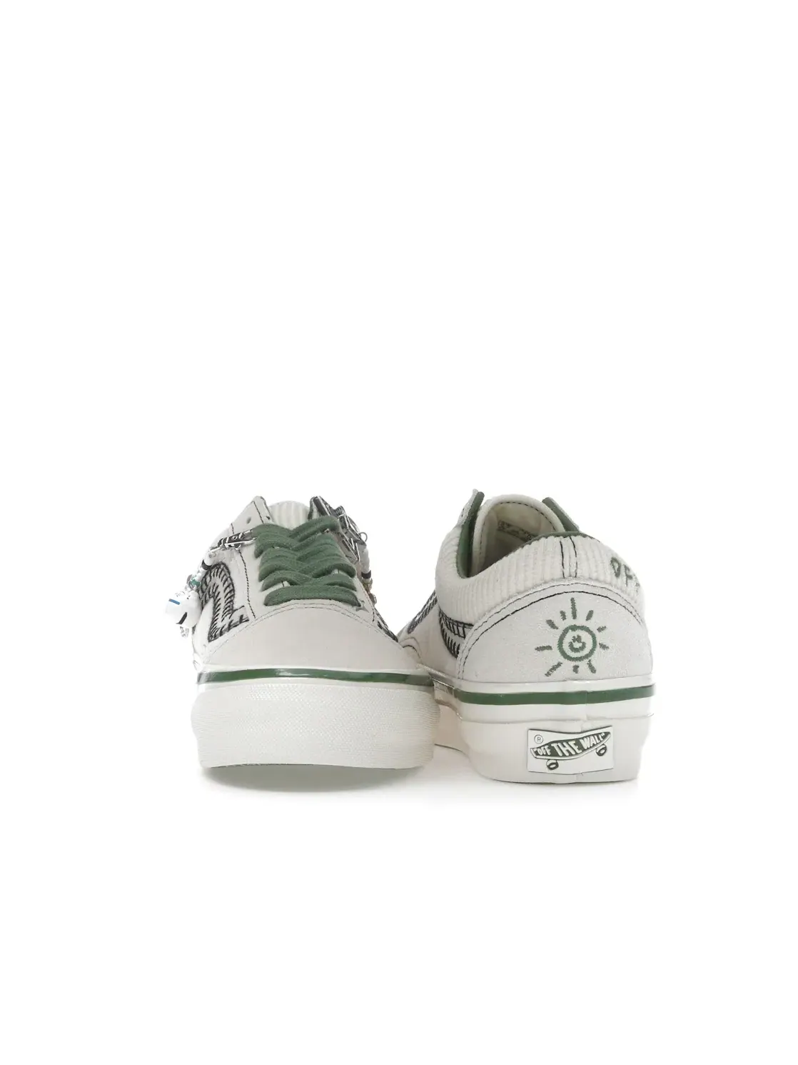 Мужские кроссовки Lifestyle Vans Old Skool Premium — изображение 4 из 4, кремовый зеленый