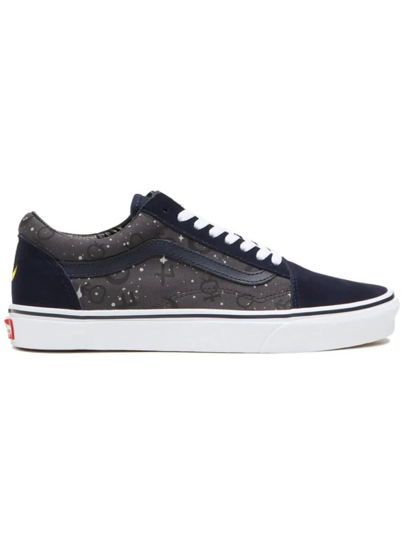 Женские кроссовки Lifestyle Vans Old Skool — изображение 1 из 1, черный/белый/желтый