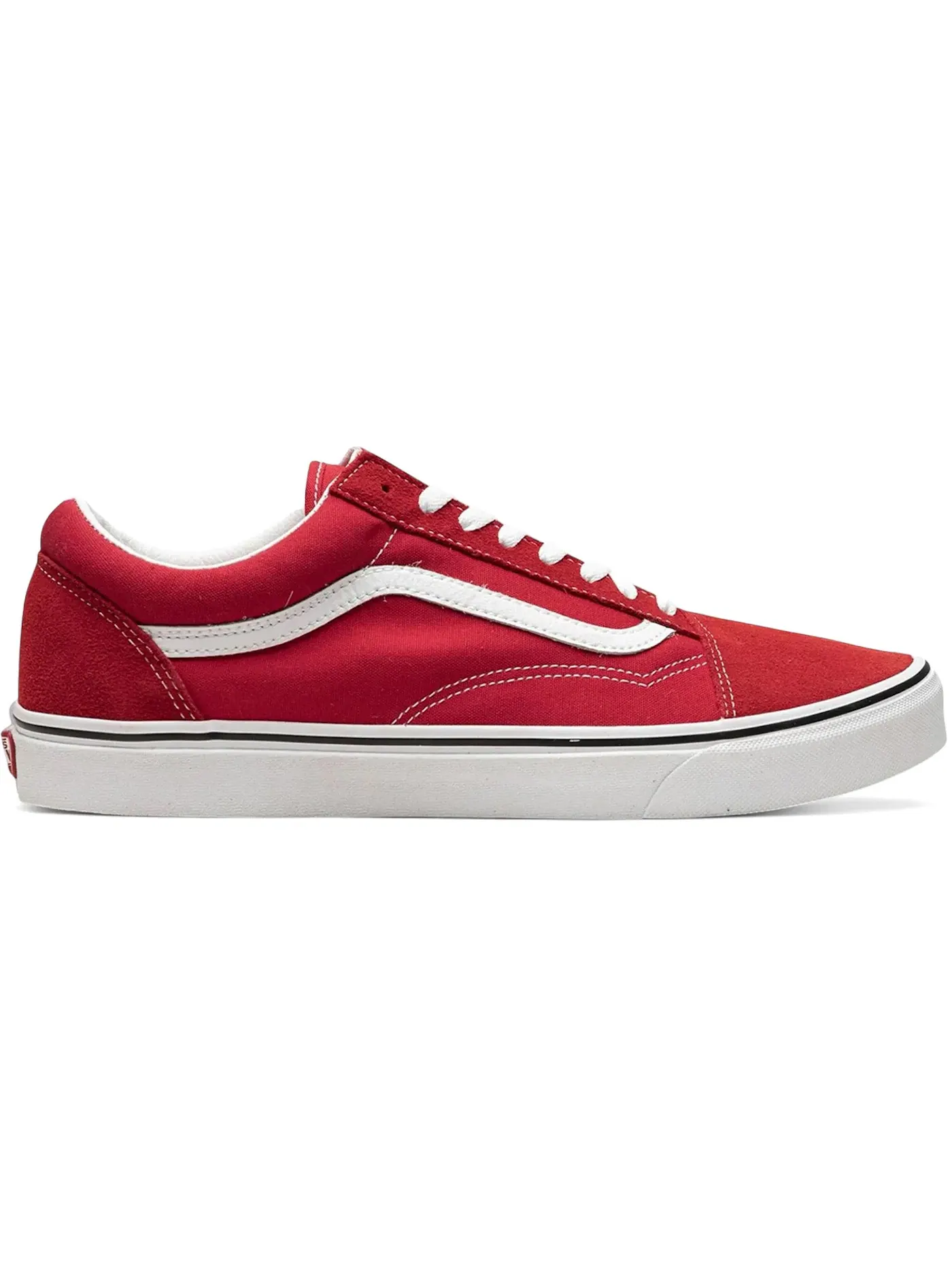 Мужские кеды Lifestyle Vans Old Skool — изображение 1 из 1, красный/белый