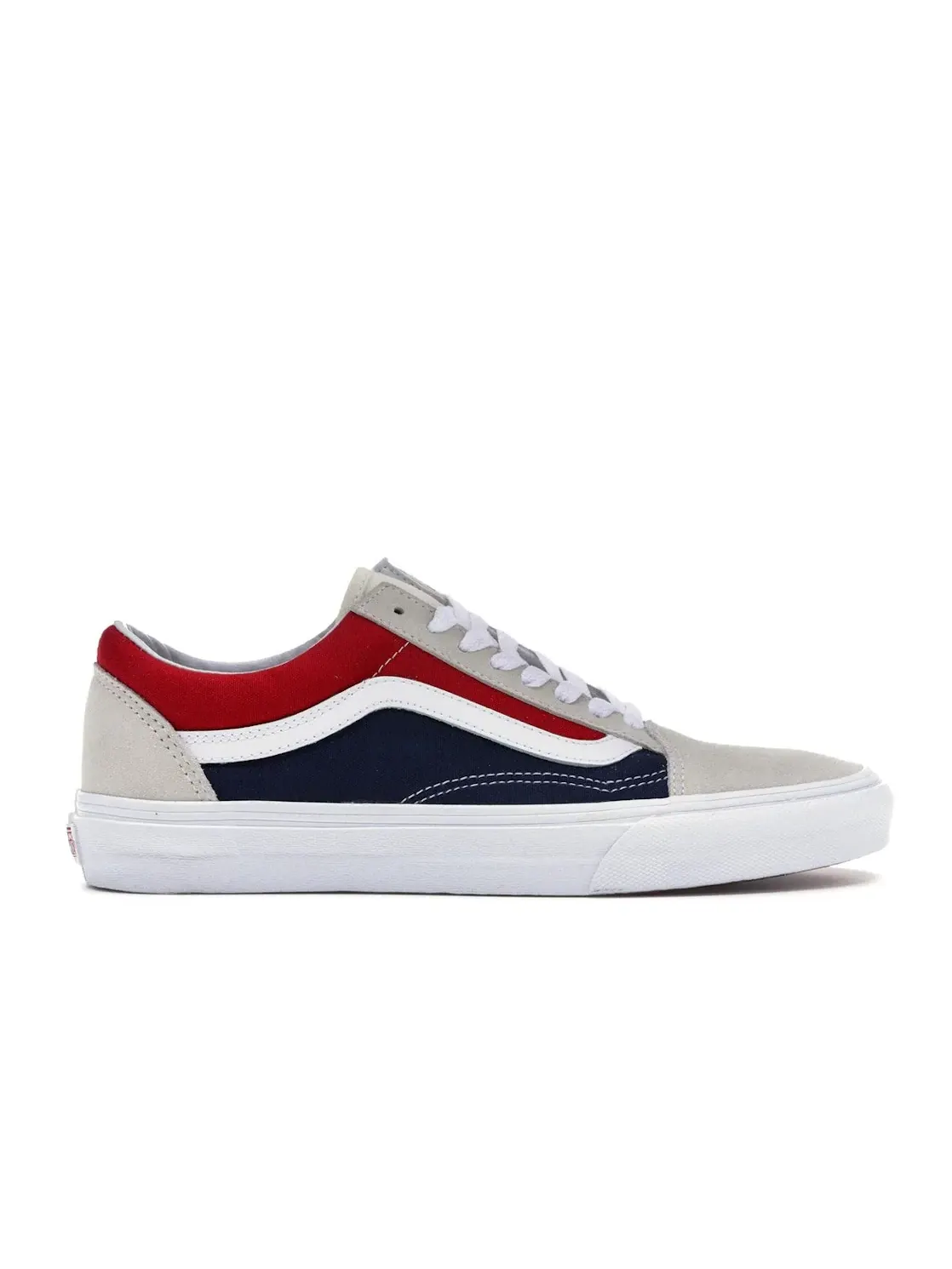 Мужские кроссовки с ретро-расцветкой Vans Old Skool — изображение 1 из 4, белый/красный