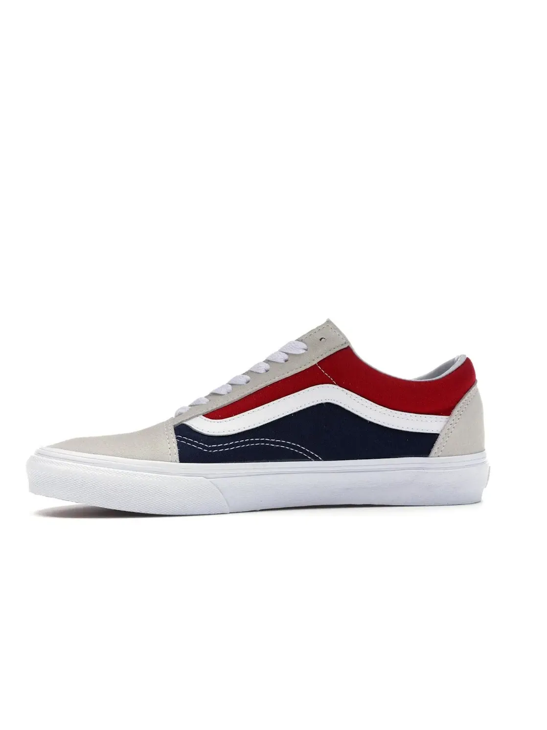 Мужские кроссовки с ретро-расцветкой Vans Old Skool — изображение 3 из 4, белый/красный