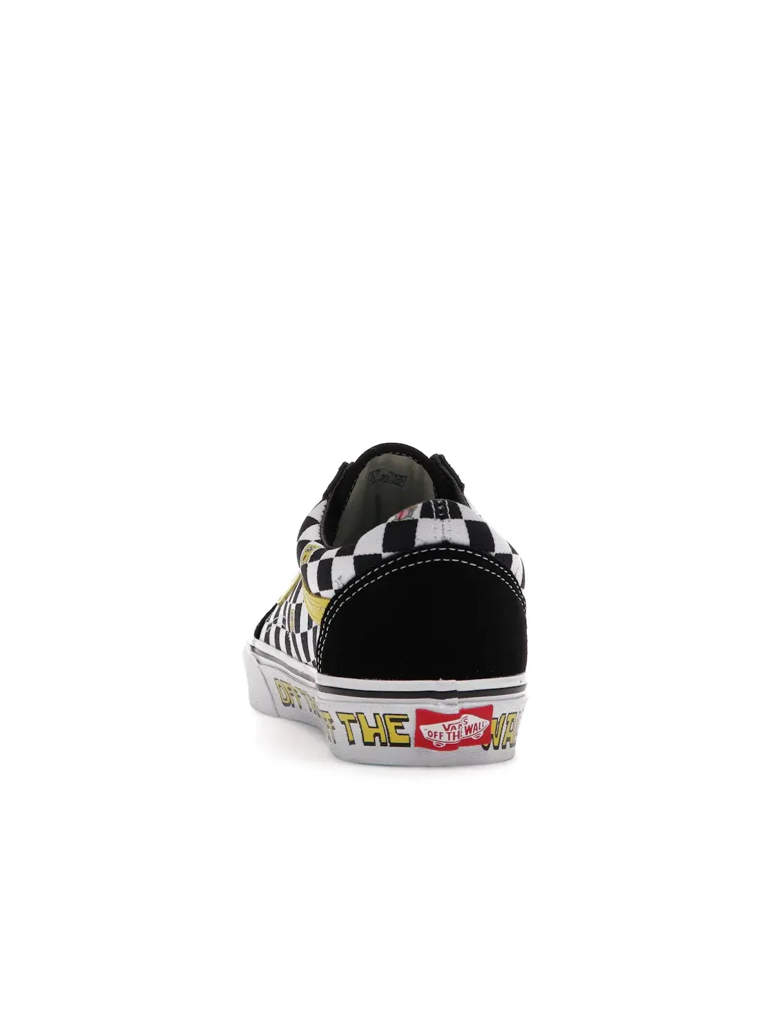 Мужские кроссовки с принтом SpongeBob SquarePants Vans Old Skool — изображение 4 из 4, черный/белый/желтый