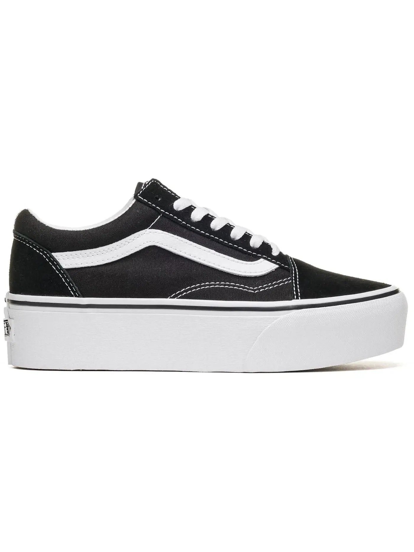 Мужские кроссовки Lifestyle Vans Old Skool Stackform — изображение 1 из 1, черный/белый