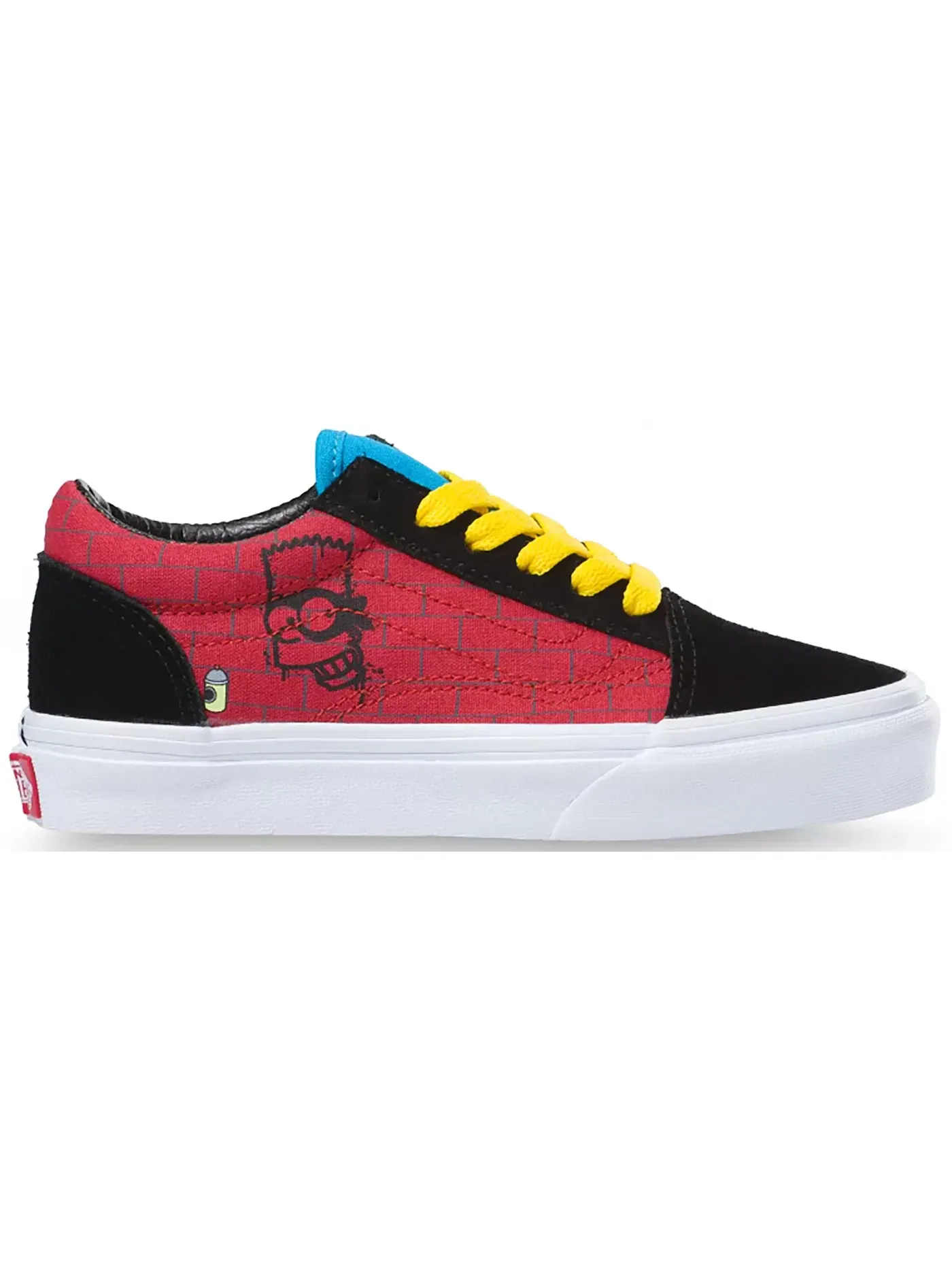 Детские кроссовки Lifestyle Vans Old Skool — изображение 1 из 1, красный/черный