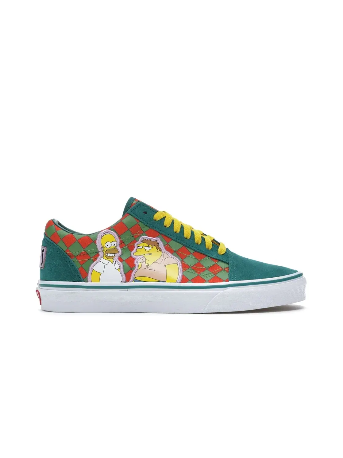 Мужские кроссовки с принтом Vans Old Skool Vans — изображение 1 из 4, зеленый красный