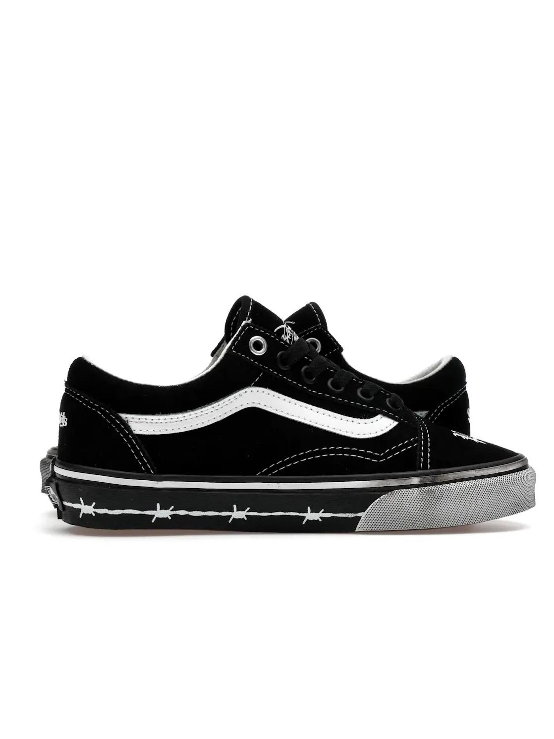 Мужские кроссовки Lifestyle Vans Old Skool Travis Barker Dues Paid — изображение 3 из 4, черный/белый