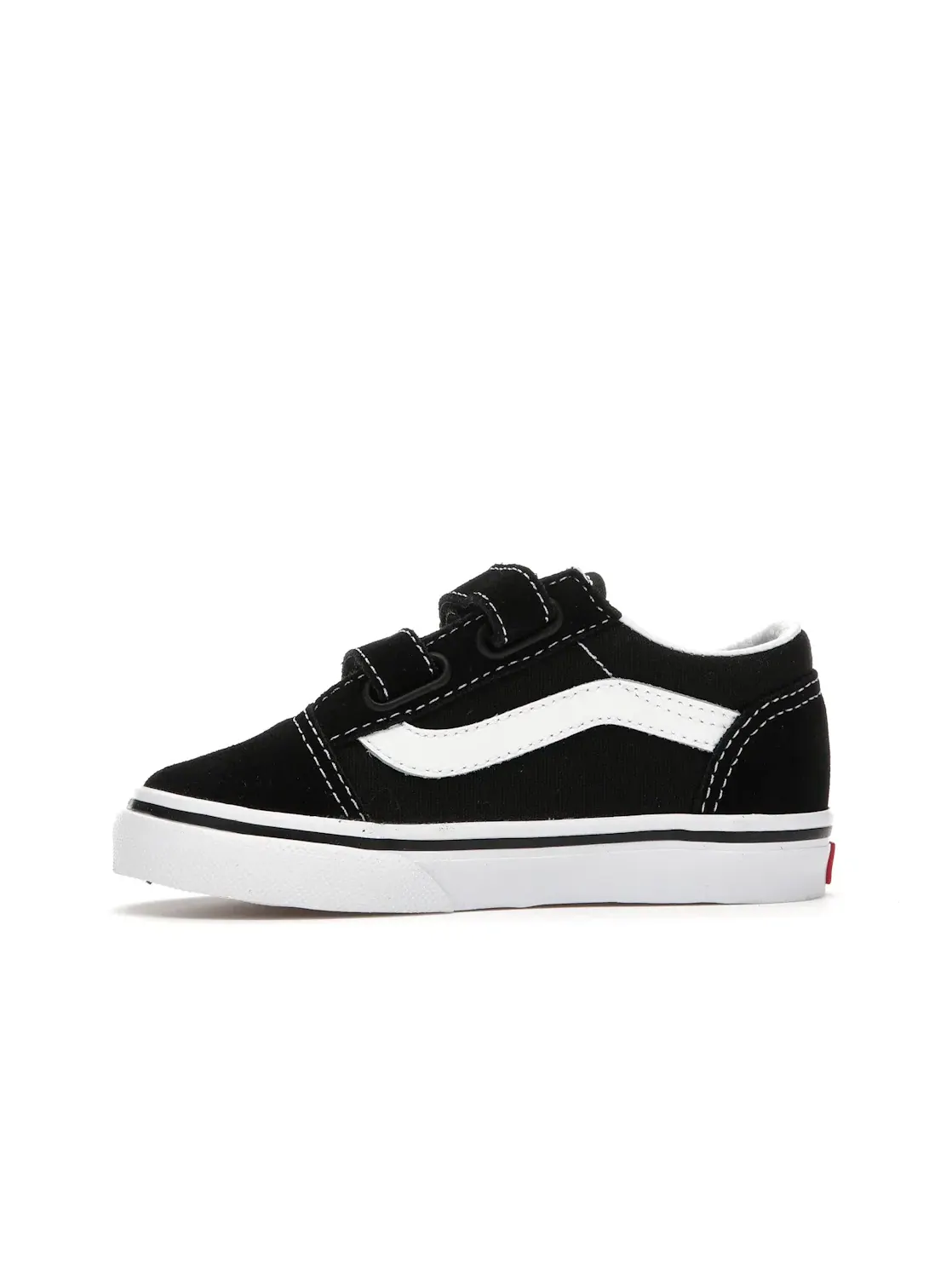 Детские кеды с принтом Vans Old Skool V — изображение 3 из 4, черный/белый
