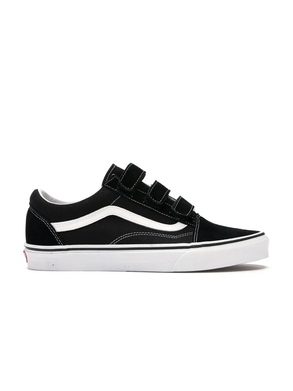 Мужские кеды на липучке Vans Old Skool Velcro — изображение 1 из 4, черный/белый