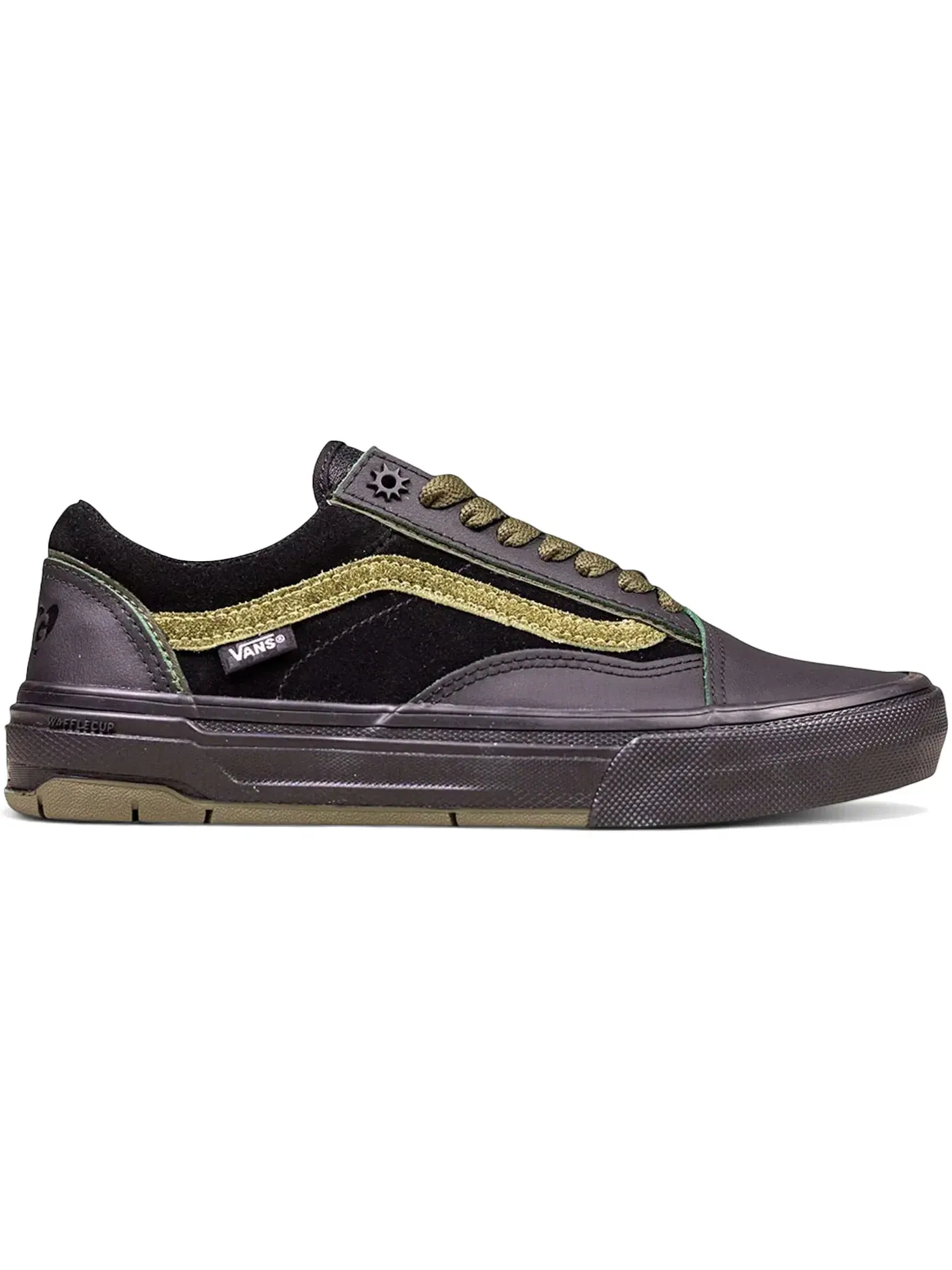 Мужские кеды Lifestyle Vans Old Skool Wafflecup — изображение 1 из 1, зеленый/черный
