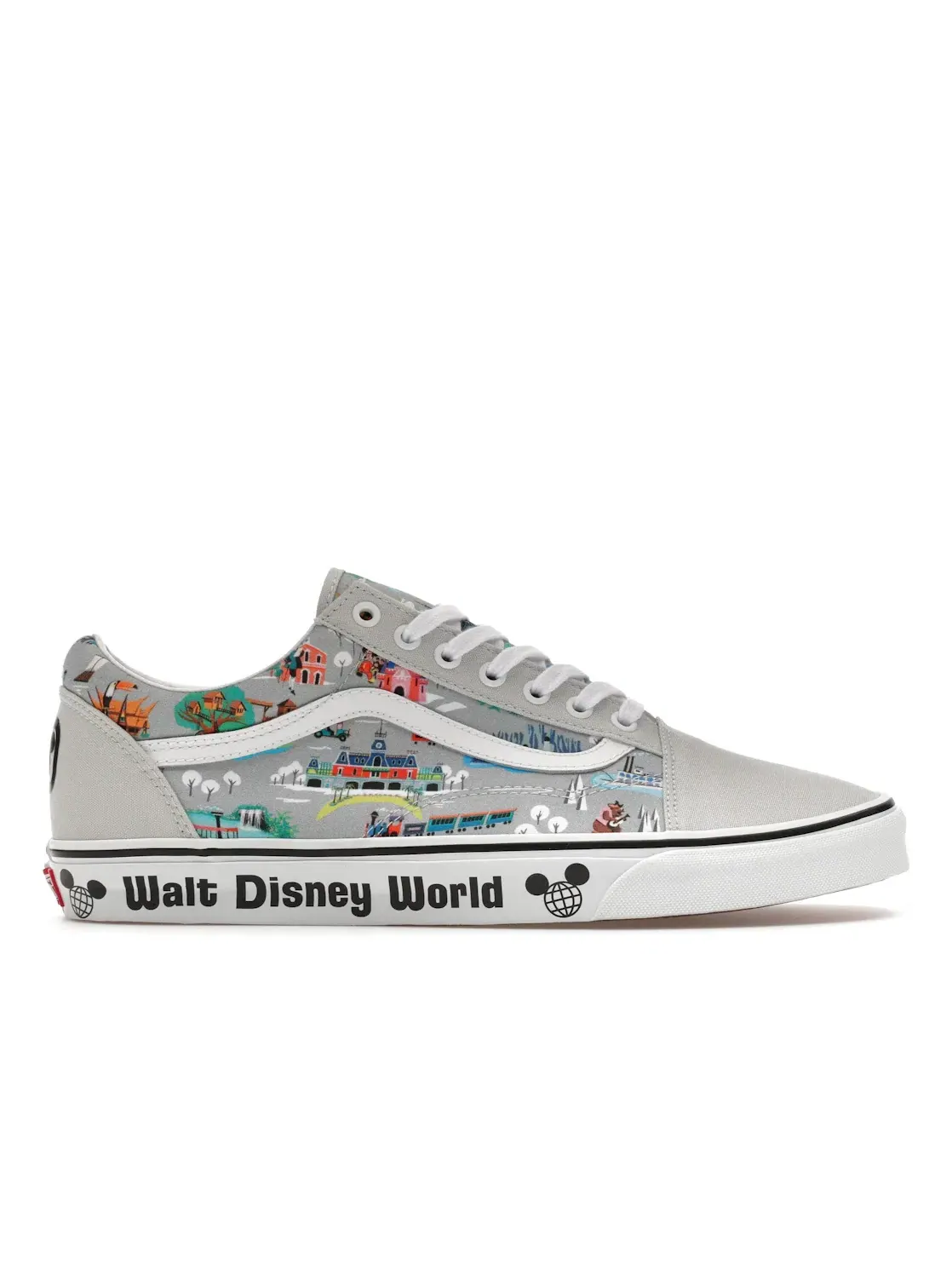 Мужские кроссовки Lifestyle Vans Old Skool — изображение 1 из 4, серый белый