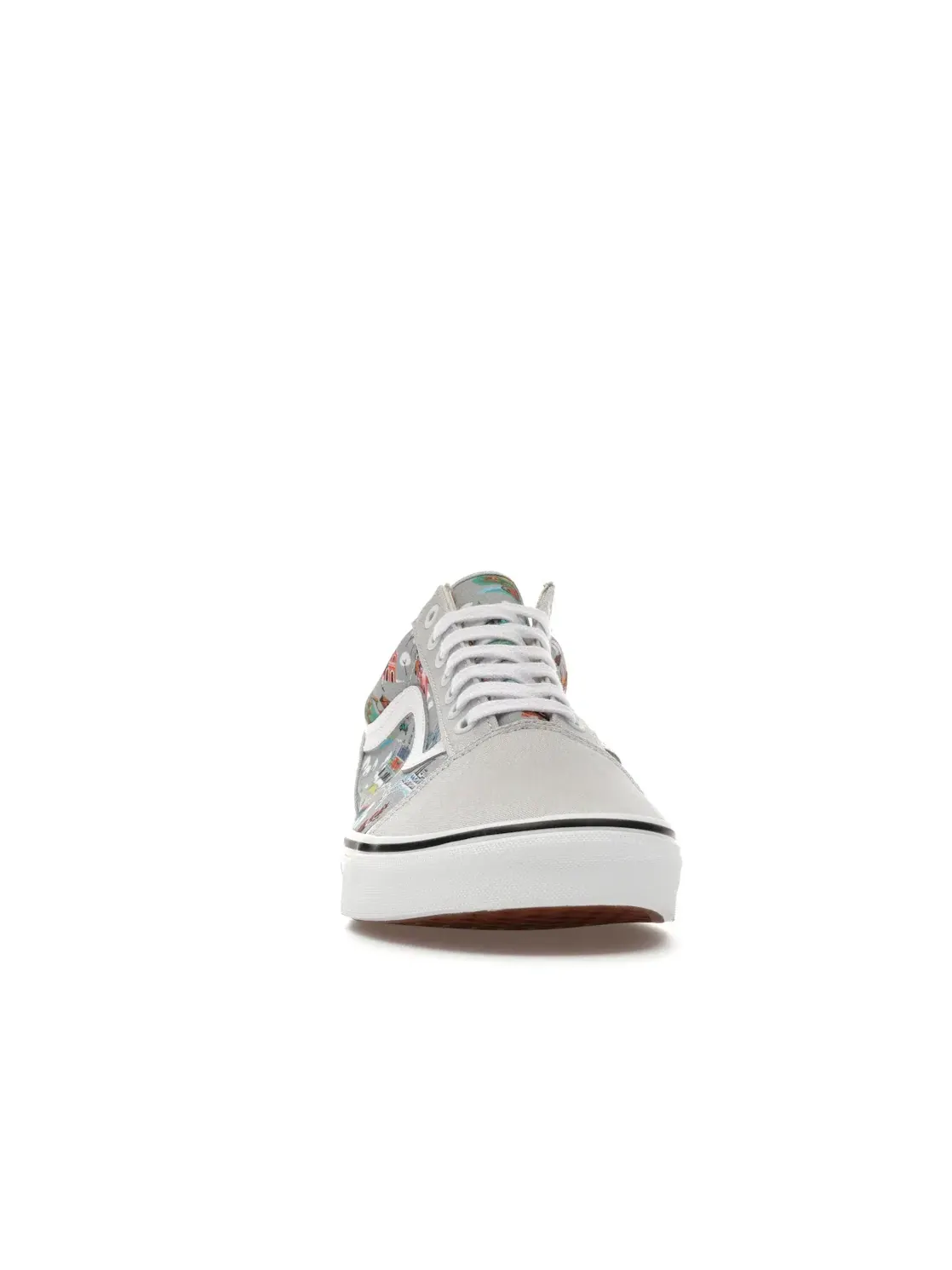 Мужские кроссовки Lifestyle Vans Old Skool — изображение 2 из 4, серый белый