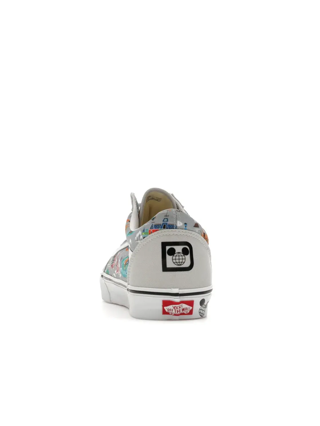 Мужские кроссовки Lifestyle Vans Old Skool — изображение 4 из 4, серый белый