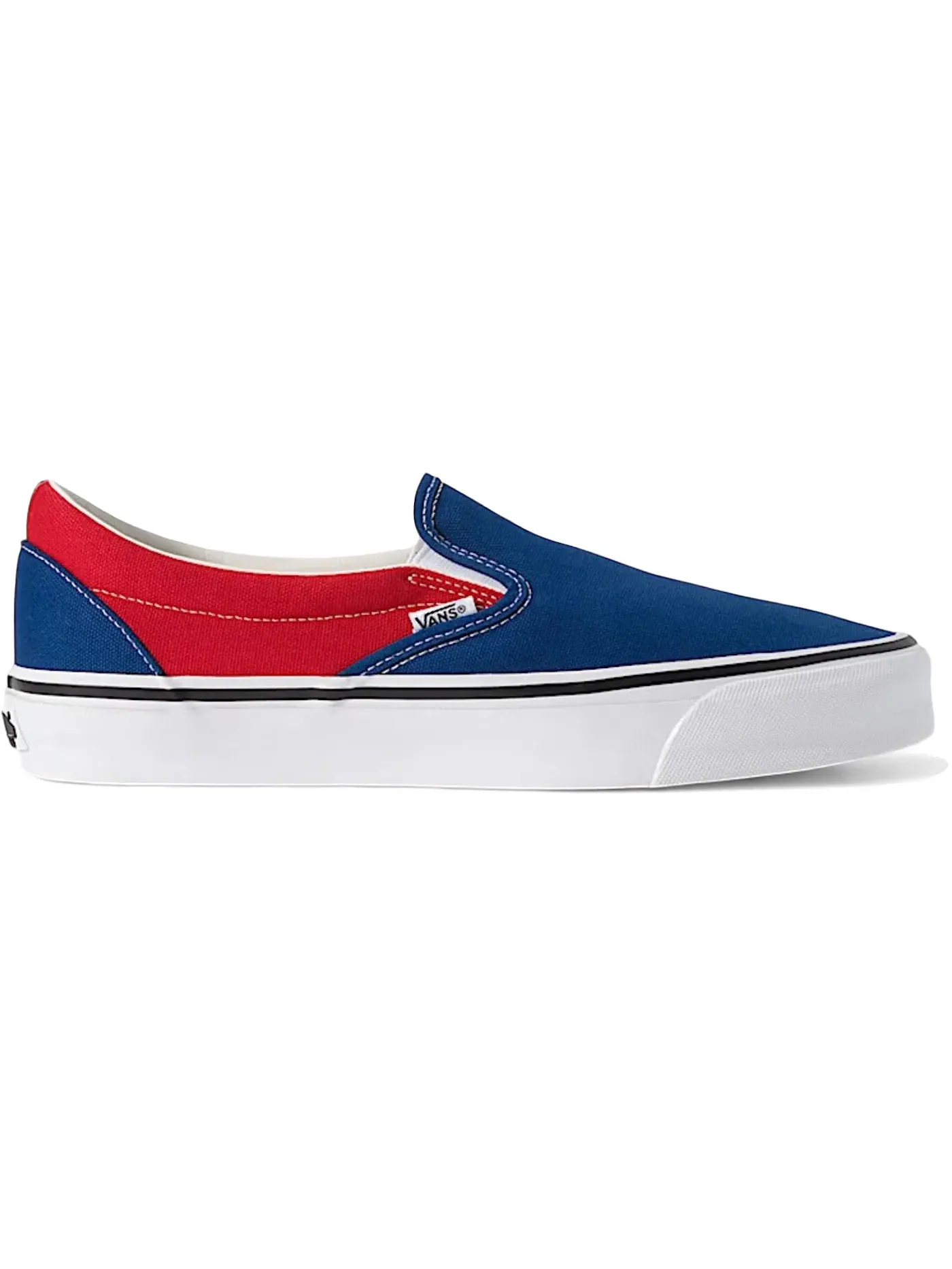 Мужские кроссовки без шнурков Vans OTW Classic Slip-On 98 — изображение 1 из 2, красный синий