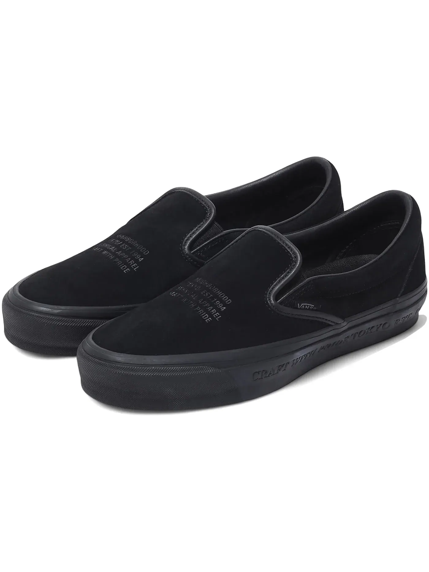 Мужские кеды Lifestyle Vans OTW Classic Slip-On 98 NEIGHBORHOOD — изображение 1 из 2, черный/черный