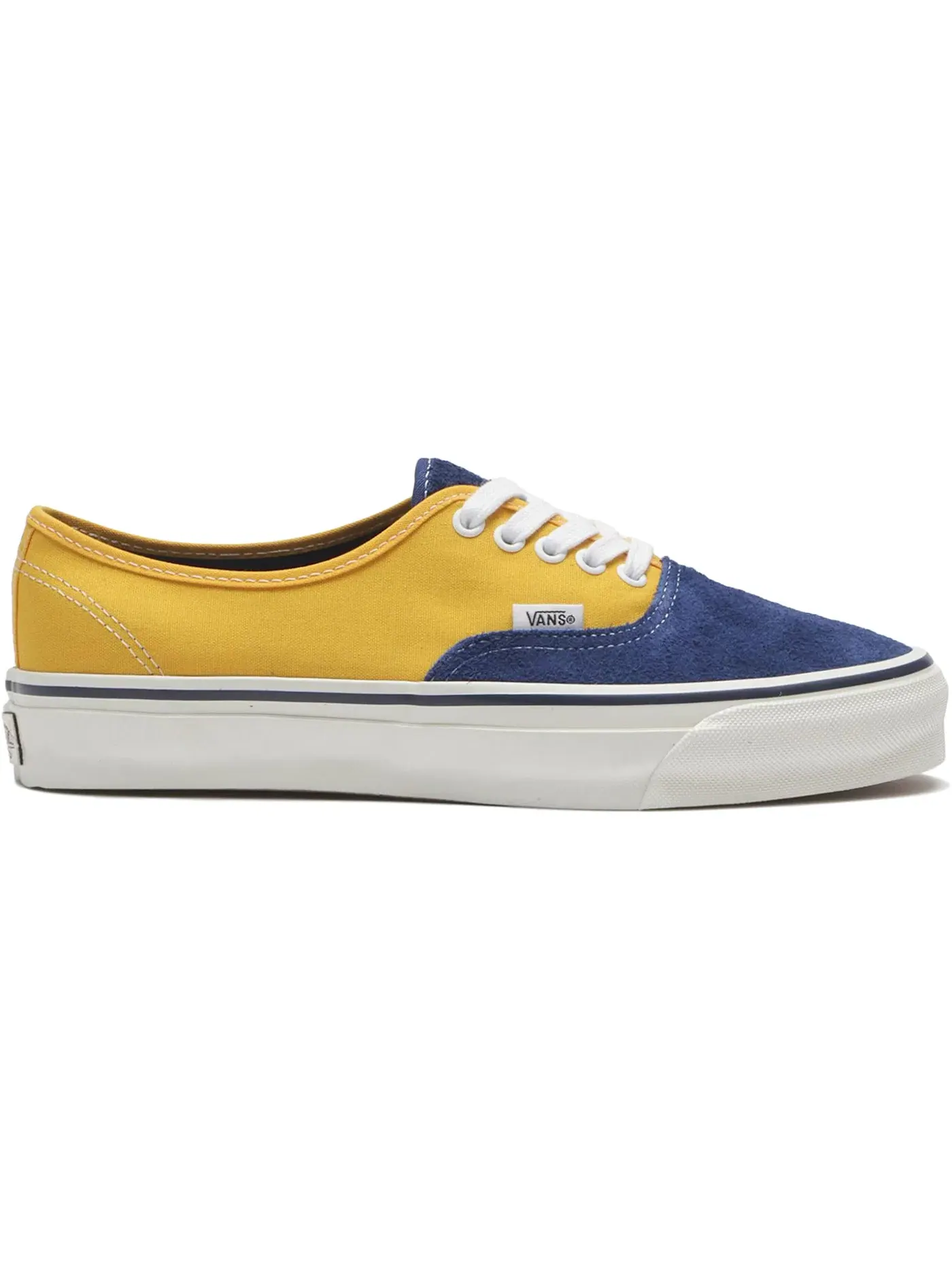 Мужские кроссовки на шнуровке Vans Premium Authentic 44 — изображение 1 из 1, синий/желтый