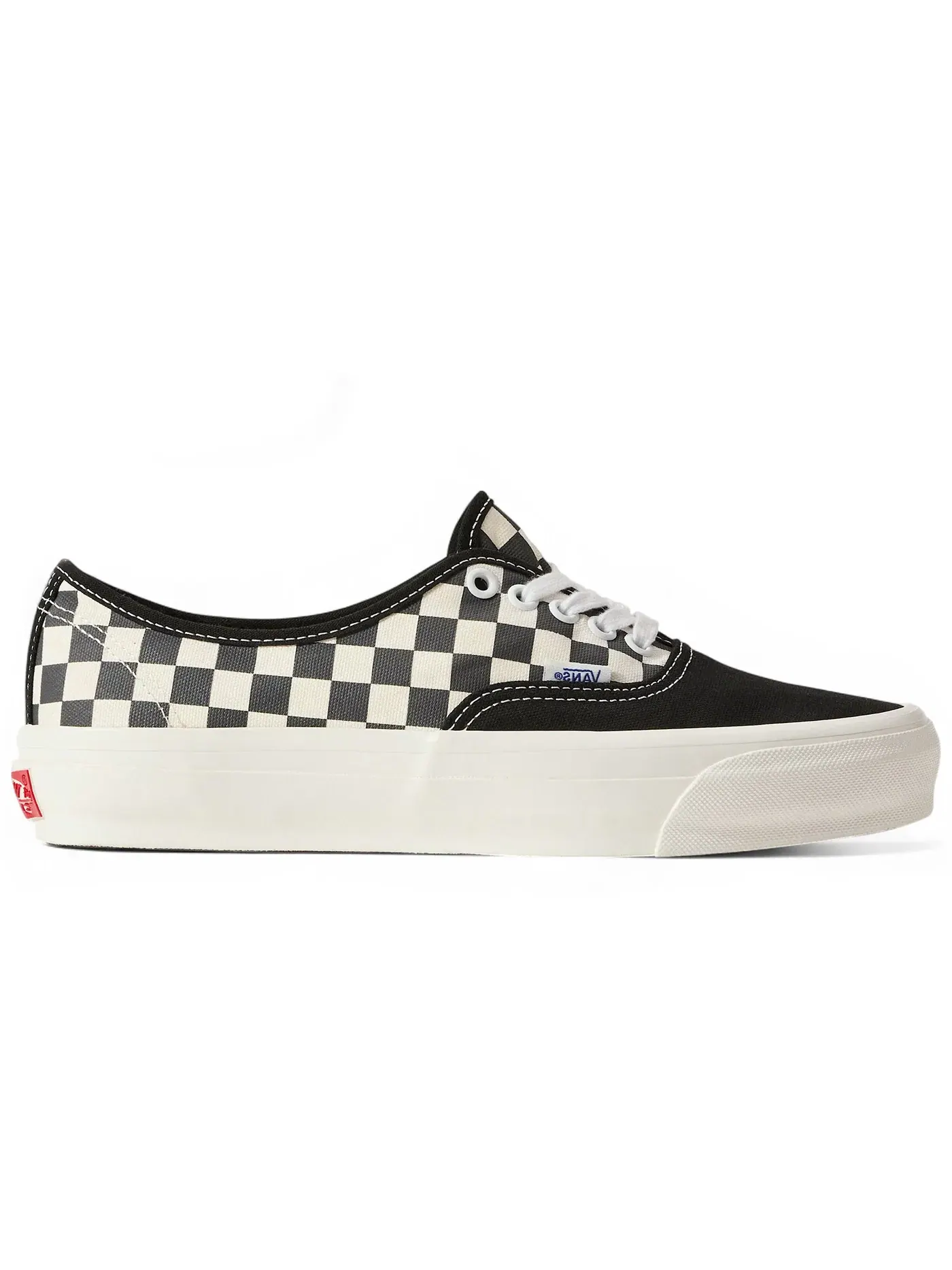 Мужские кроссовки с шахматным принтом Vans Premium Authentic — изображение 1 из 1, серый