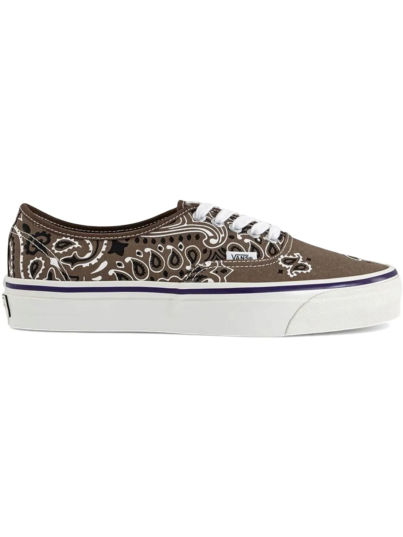 Мужские кроссовки Lifestyle Vans Premium Authentic — изображение 1 из 1, коричневый/фиолетовый
