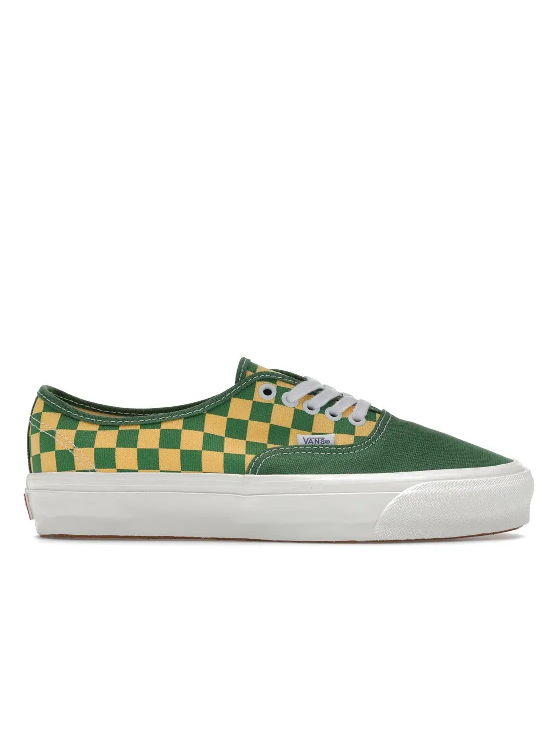 Мужские кроссовки с принтом Vans Premium Authentic — изображение 1 из 4, зеленый/желтый