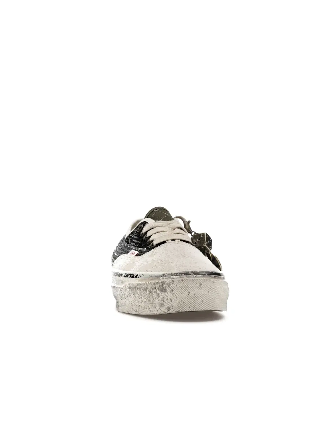 Мужские кеды с премиальным верхом Vans Premium Authentic — изображение 2 из 4, черный/белый