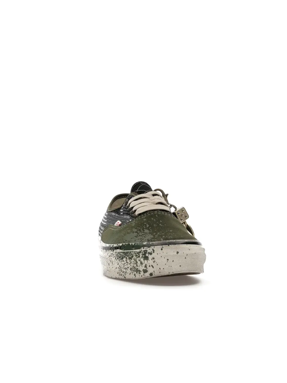 Мужские кроссовки с контрастным цветовым блокированием Vans Premium Authentic — изображение 2 из 4, зеленый/синий