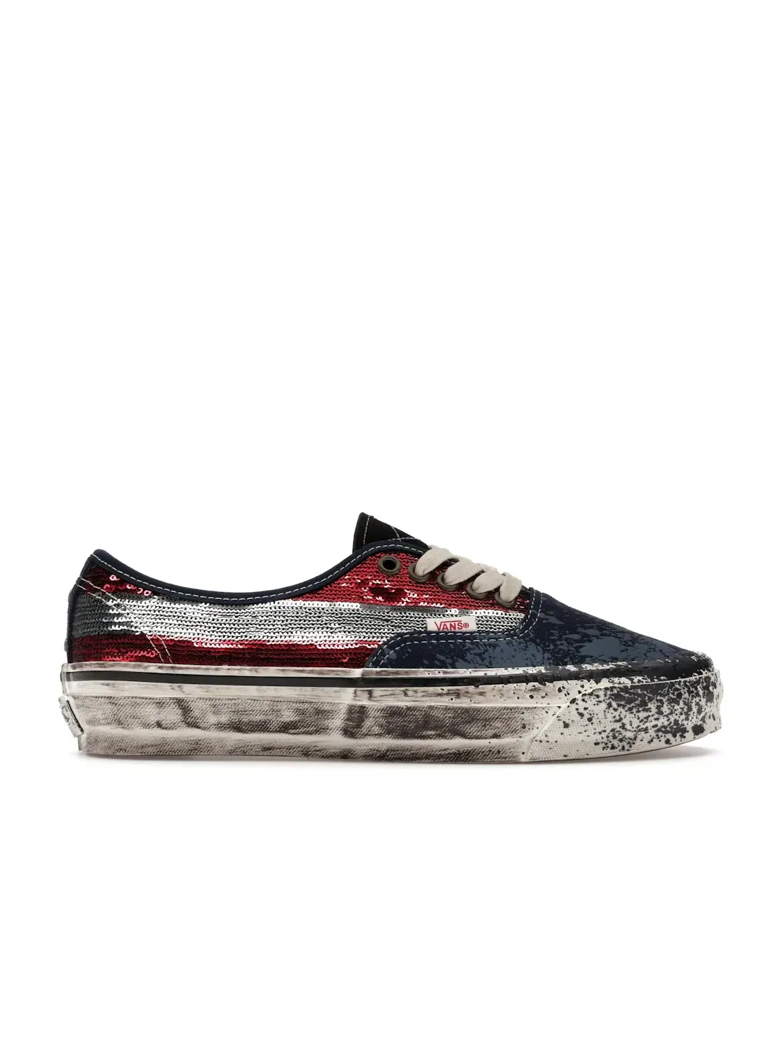 Мужские кеды Premium Authentic Vans — изображение 1 из 4, красный/темно-синий