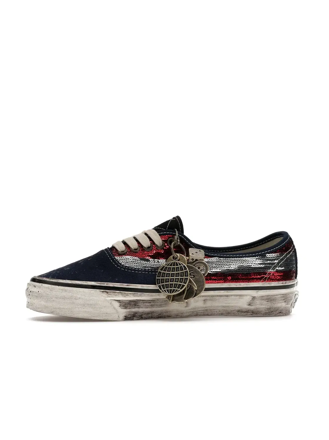 Мужские кеды Premium Authentic Vans — изображение 3 из 4, красный/темно-синий