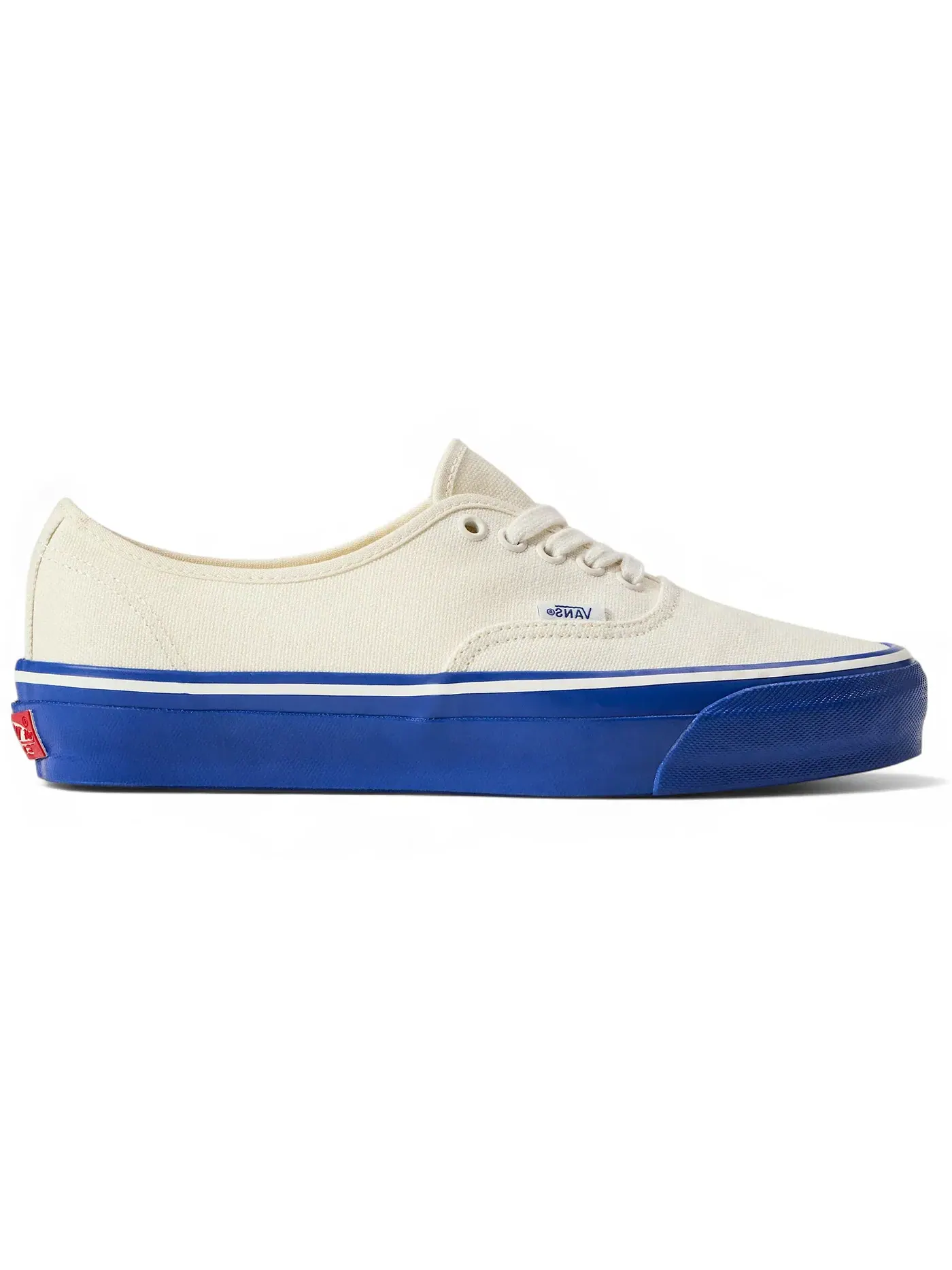 Мужские кроссовки с плоской подошвой Vans Premium Authentic — изображение 1 из 1, белый/синий