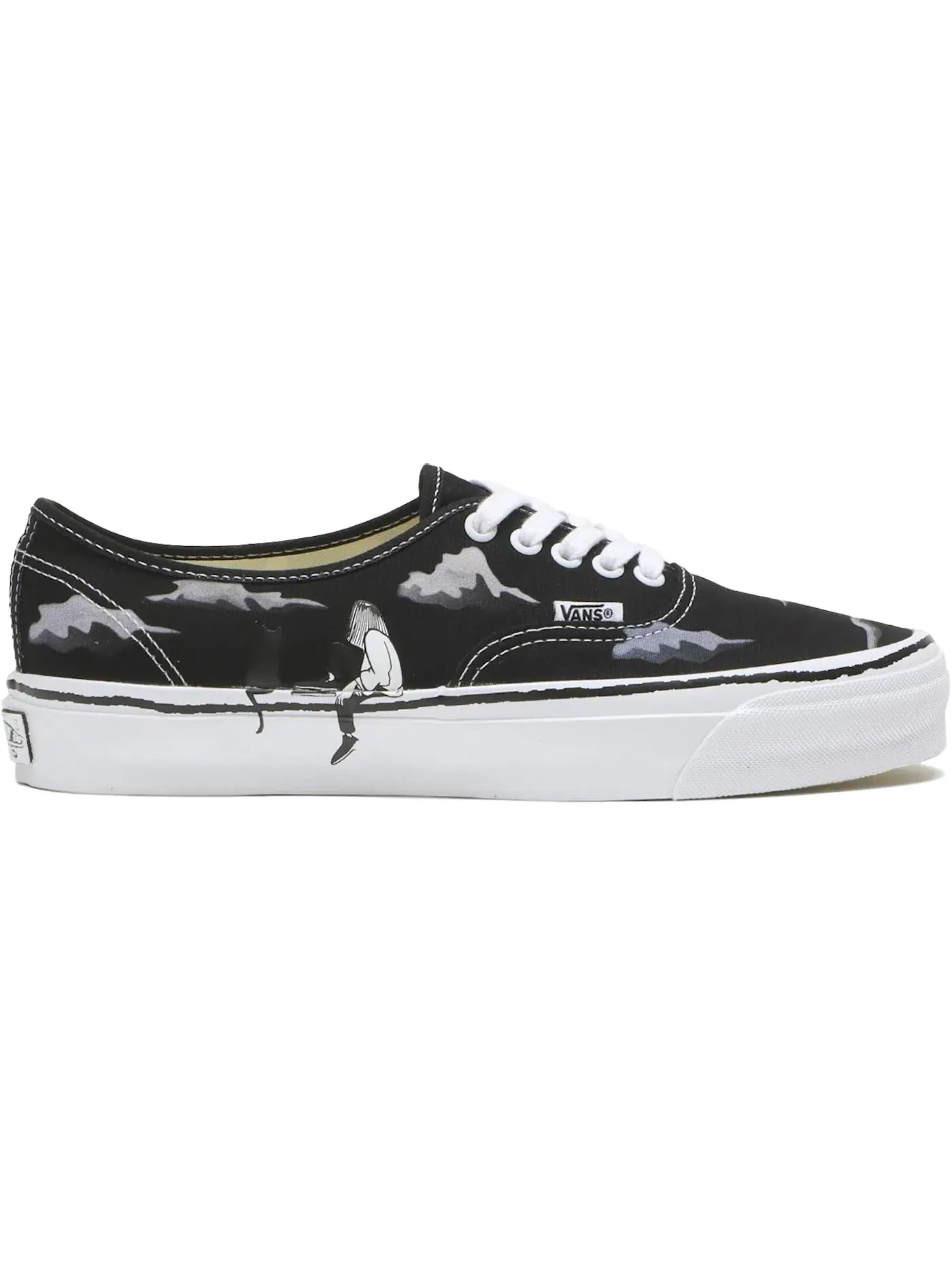 Мужские кроссовки Lifestyle Vans Premium Authentic Yusuke Hanai Vans — изображение 1 из 1, черный/белый