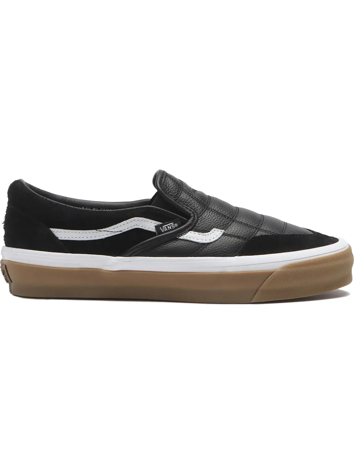 Мужские кеды с низким профилем Vans Premium Classic Slip-On 98 SP — изображение 1 из 1, черный/белый