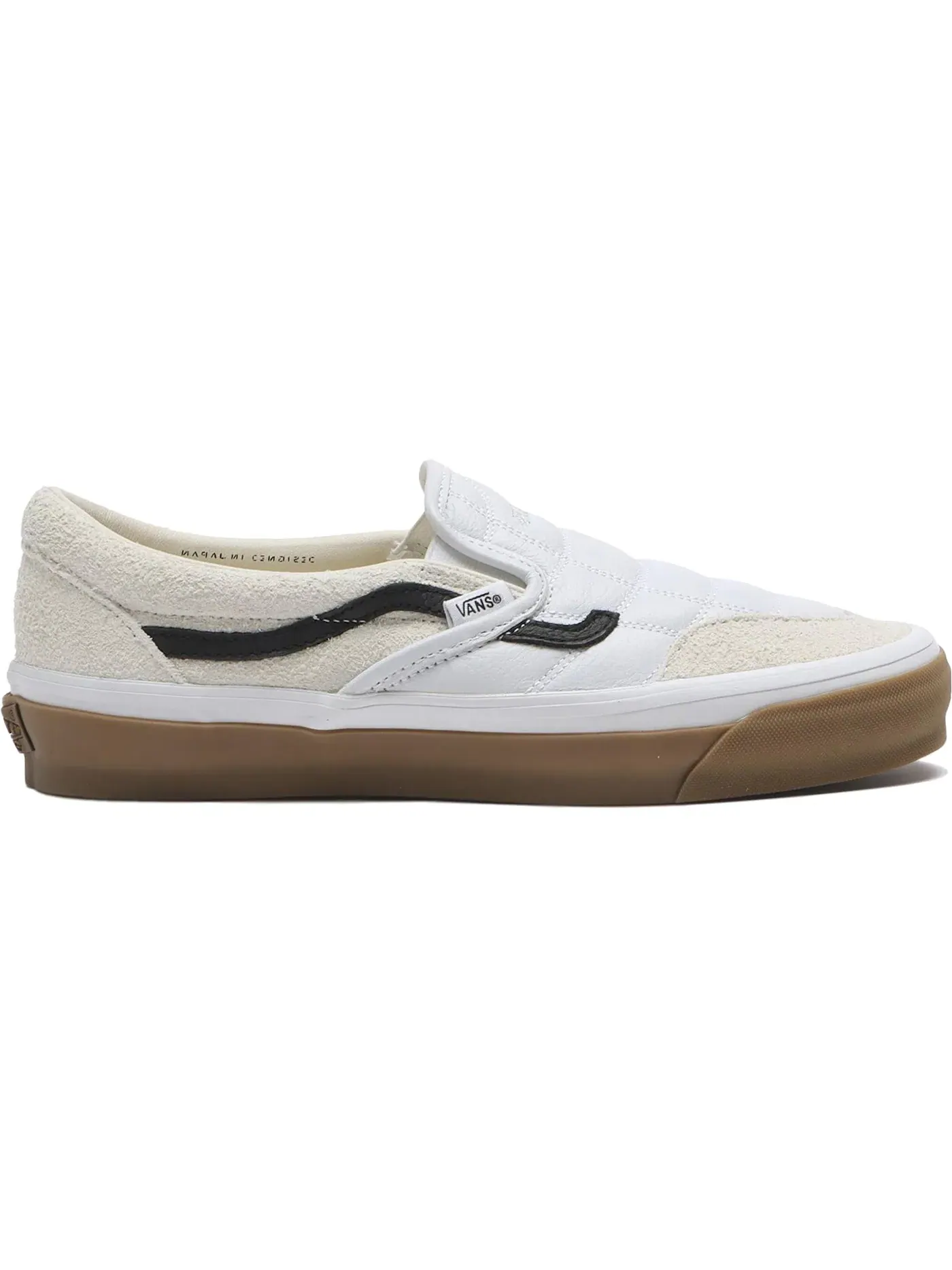 Мужские кеды Lifestyle Vans Premium Classic Slip-On 98 SP — изображение 1 из 1, белый/черный
