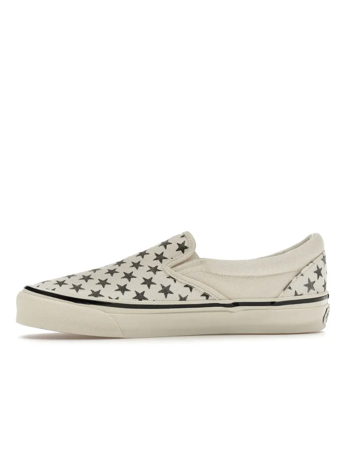 Мужские кеды lifestyle с принтом Vans Premium Classic Slip-On Vans — изображение 3 из 4, черный