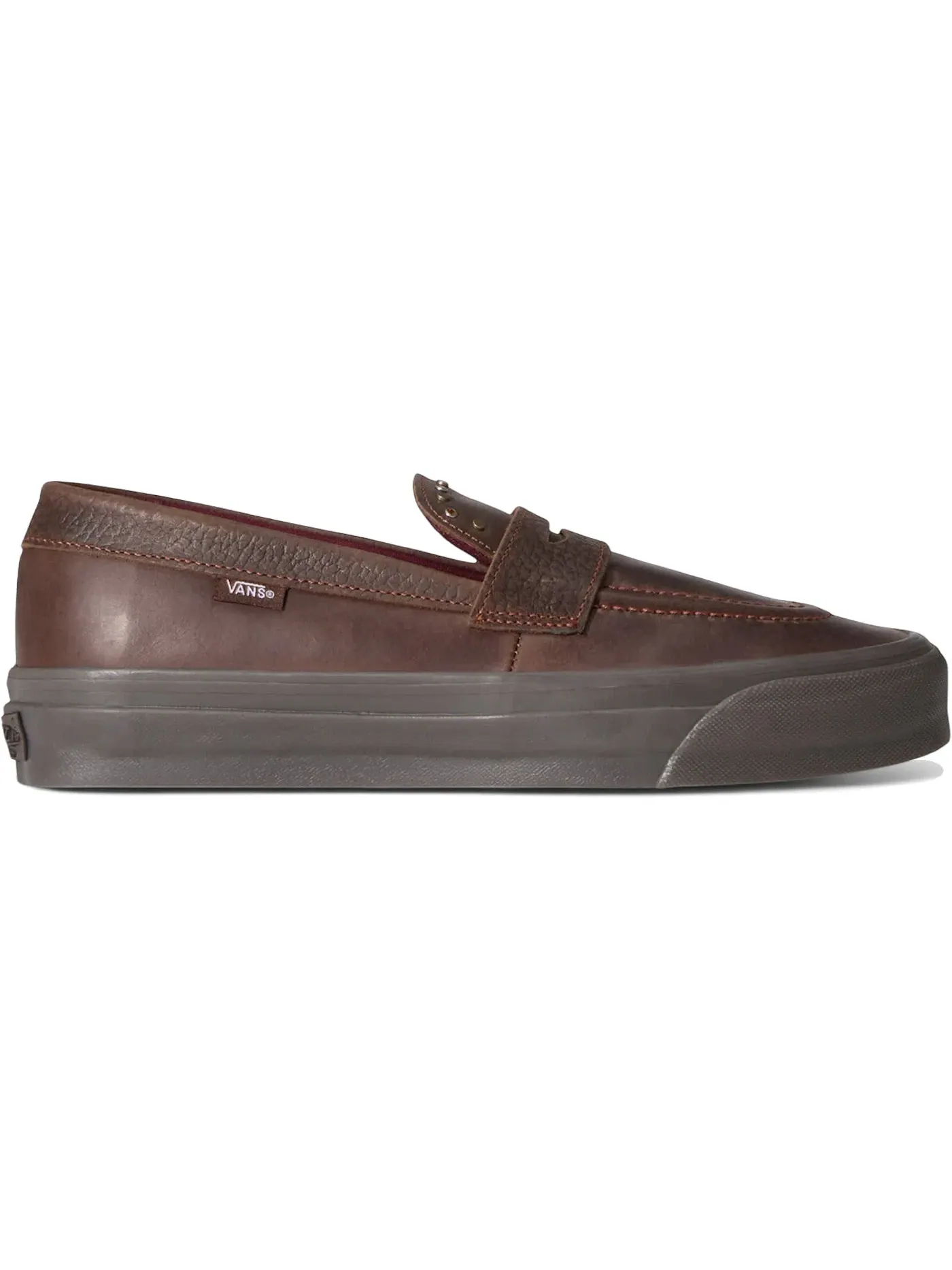 Мужские лоферы с металлической фурнитурой Vans Premium Loafer — изображение 1 из 1, коричневый
