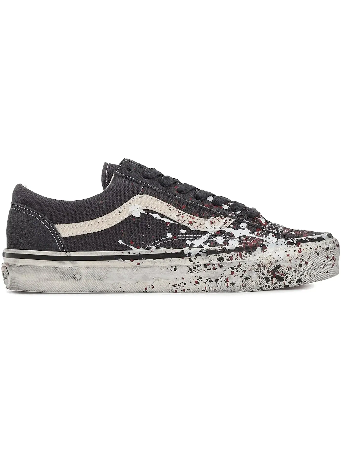 Мужские кроссовки с эффектом потертости Vans Premium Old Skool 36 — изображение 1 из 1, темно-серый серый
