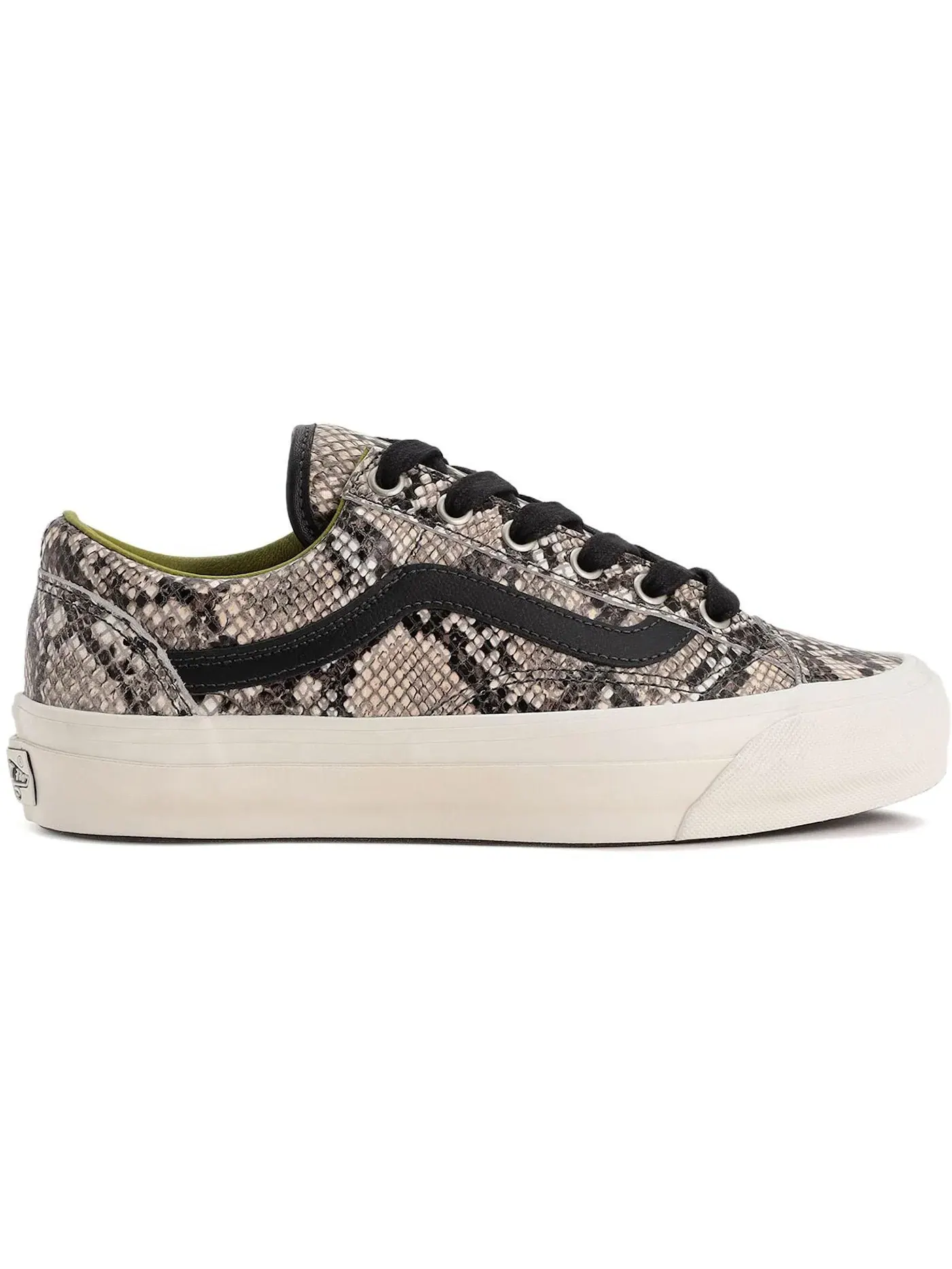 Мужские кеды Lifestyle из змеиной кожи Vans Premium Old Skool 36 — изображение 1 из 1, серебристый