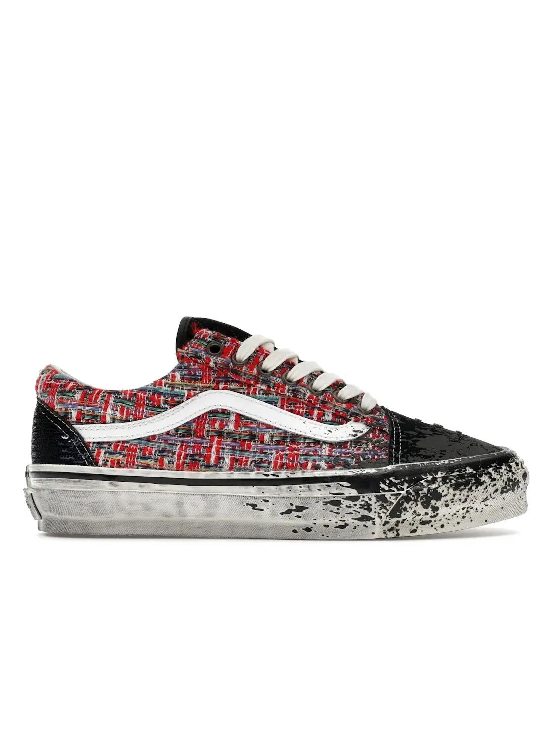 Мужские кроссовки Lifestyle с принтом Vans Premium Old Skool — изображение 1 из 4, красный черный