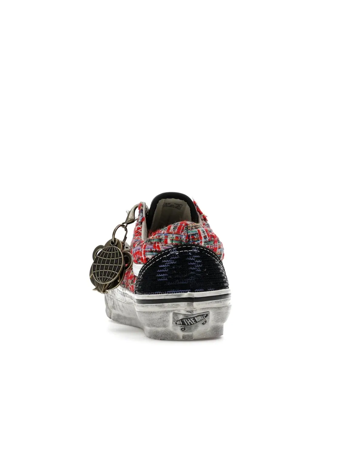 Мужские кроссовки Lifestyle с принтом Vans Premium Old Skool — изображение 4 из 4, красный черный