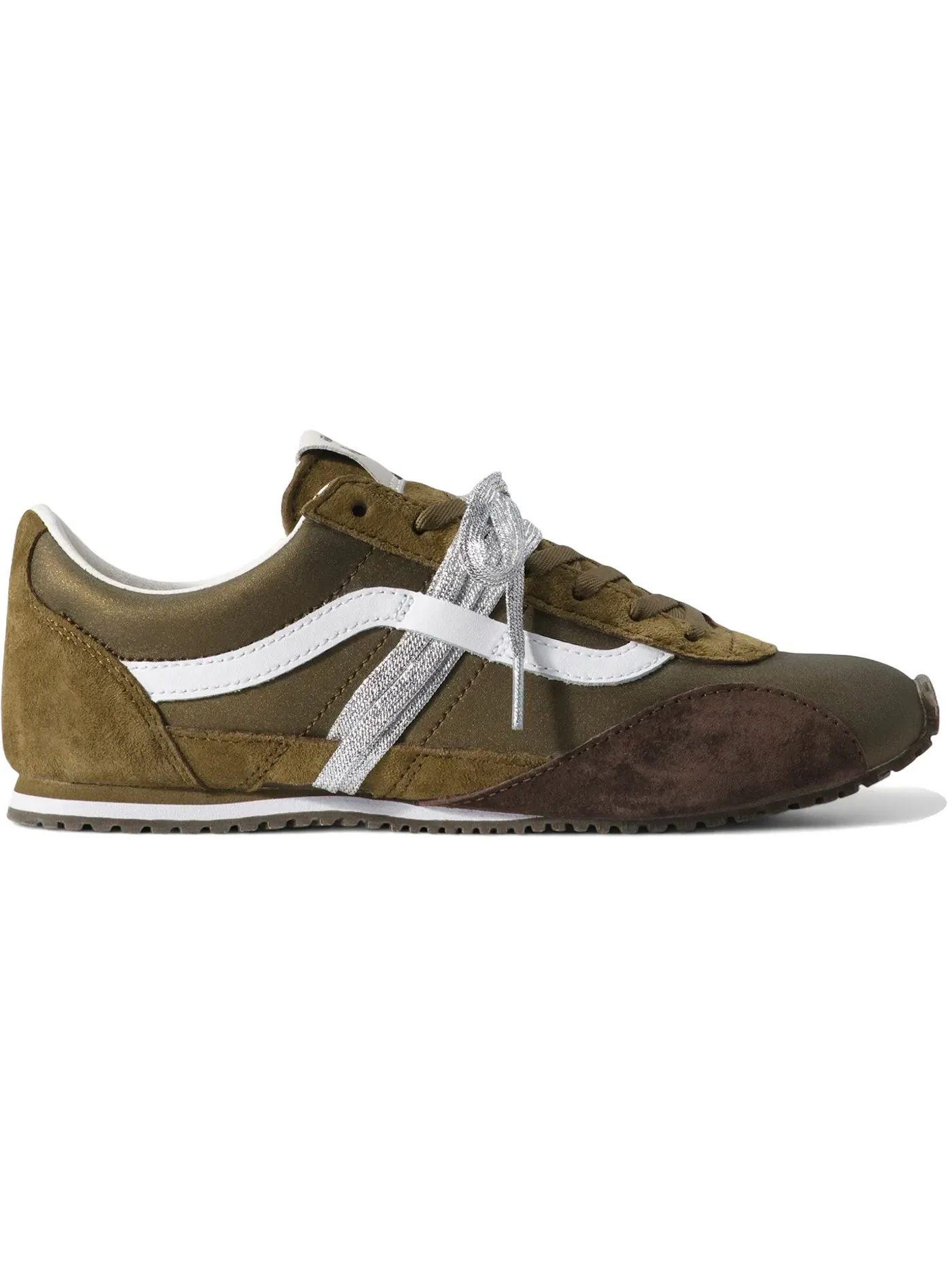 Мужские кроссовки Lifestyle Vans Premium Super Lowpro Trainer — изображение 1 из 1, оливковый зеленый