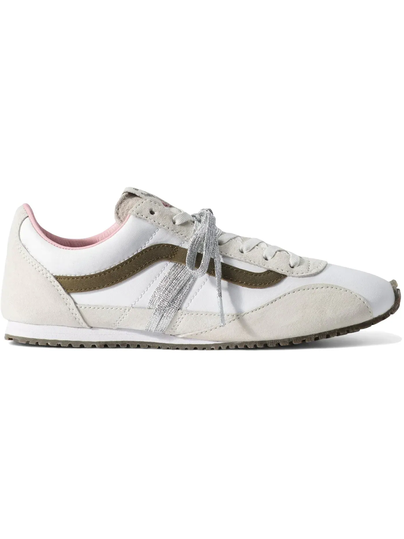 Мужские кроссовки Lifestyle с низким профилем Vans Premium Super Lowpro Trainer — изображение 1 из 1, белый