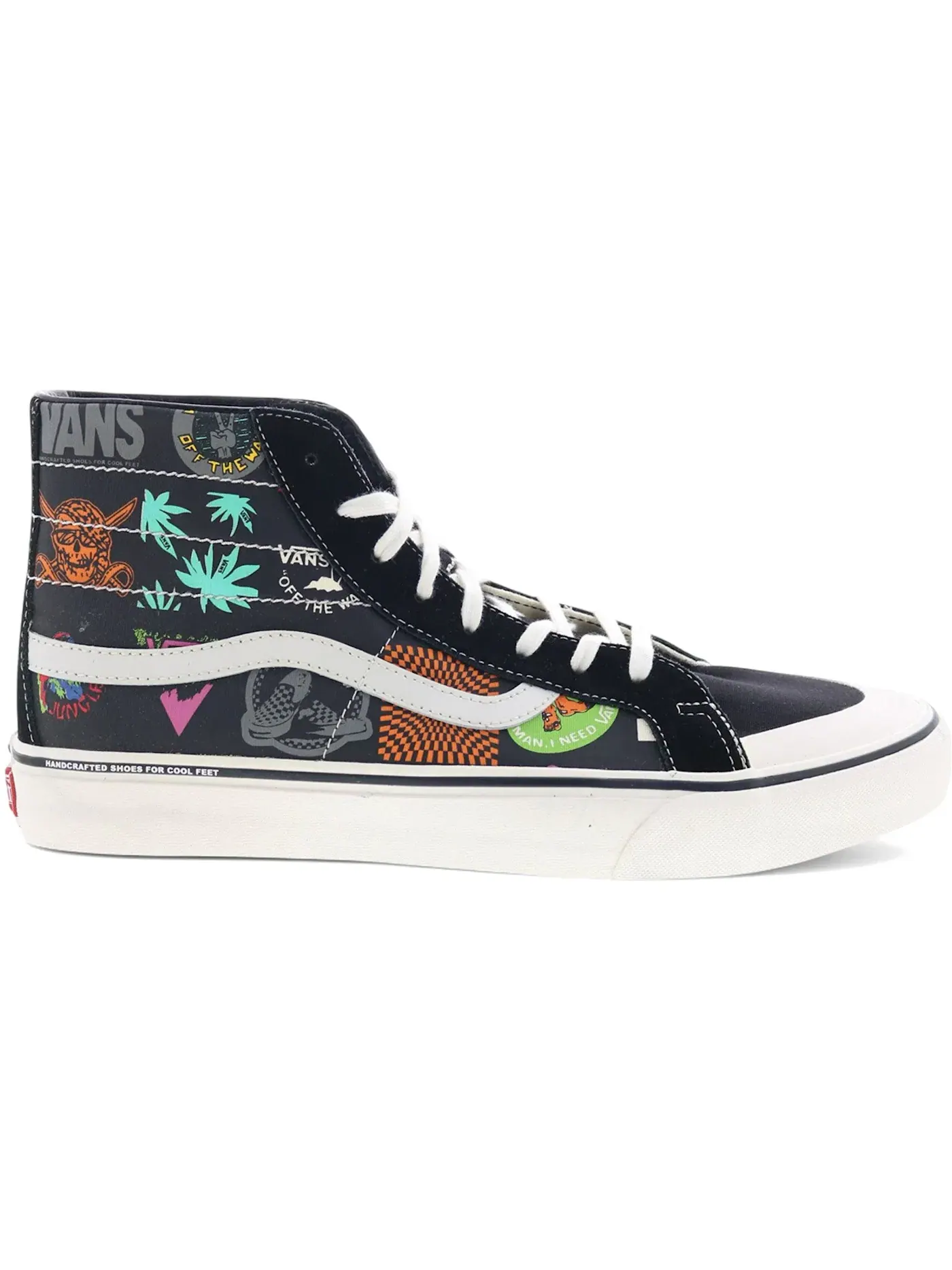 Мужские кроссовки lifestyle Vans Sk8-Hi 138 Decon — изображение 1 из 1, черный/мульти