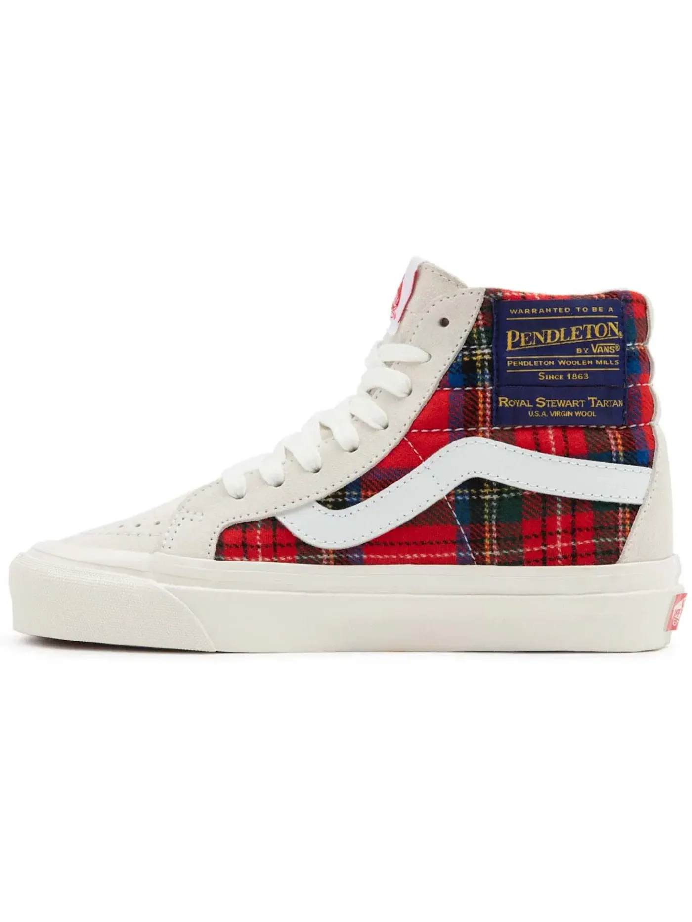 Мужские кеды Lifestyle Vans Sk8-Hi 38 DX, Penleton Royal Stewart Tartan — изображение 2 из 2