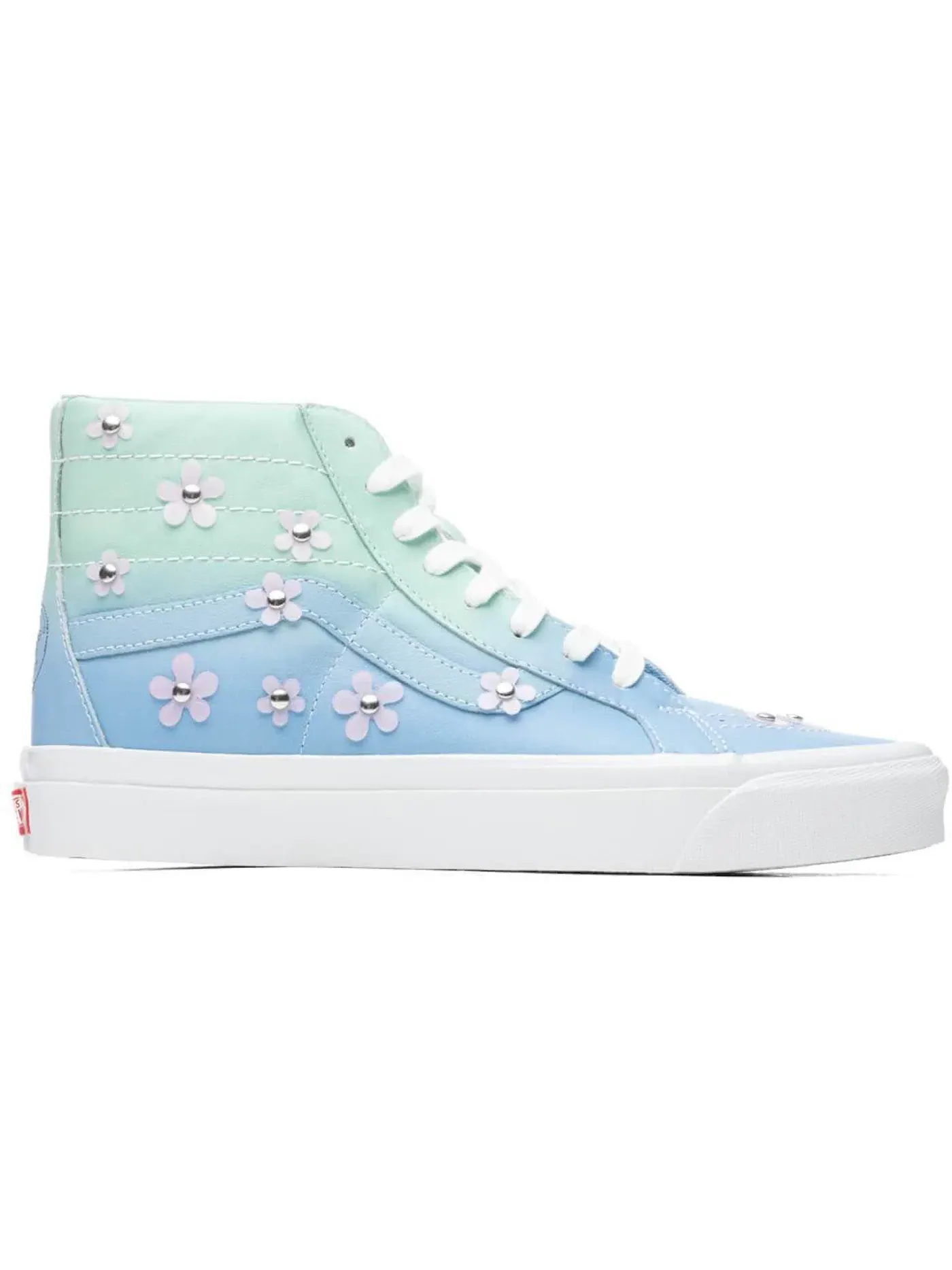 Мужские кроссовки Lifestyle Vans Sk8-Hi 38 DX Sandy Liang Sandy Cheeks — изображение 1 из 1, синий/зеленый