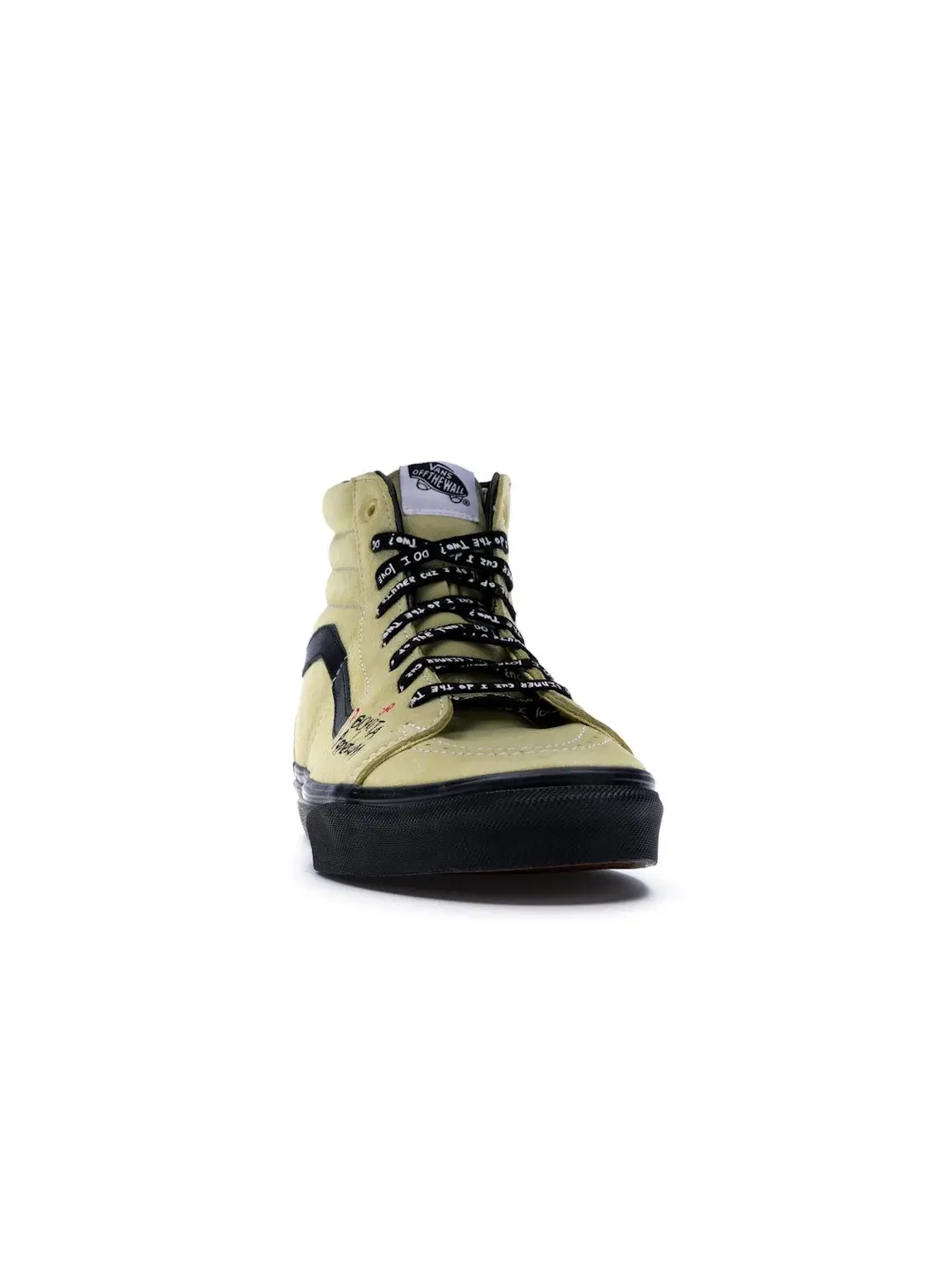 Мужские кроссовки высокие с принтом Vans Sk8-Hi Vans — изображение 2 из 4, желтый/черный
