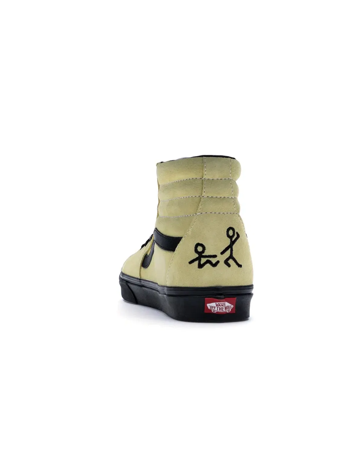 Мужские кроссовки высокие с принтом Vans Sk8-Hi Vans — изображение 4 из 4, желтый/черный
