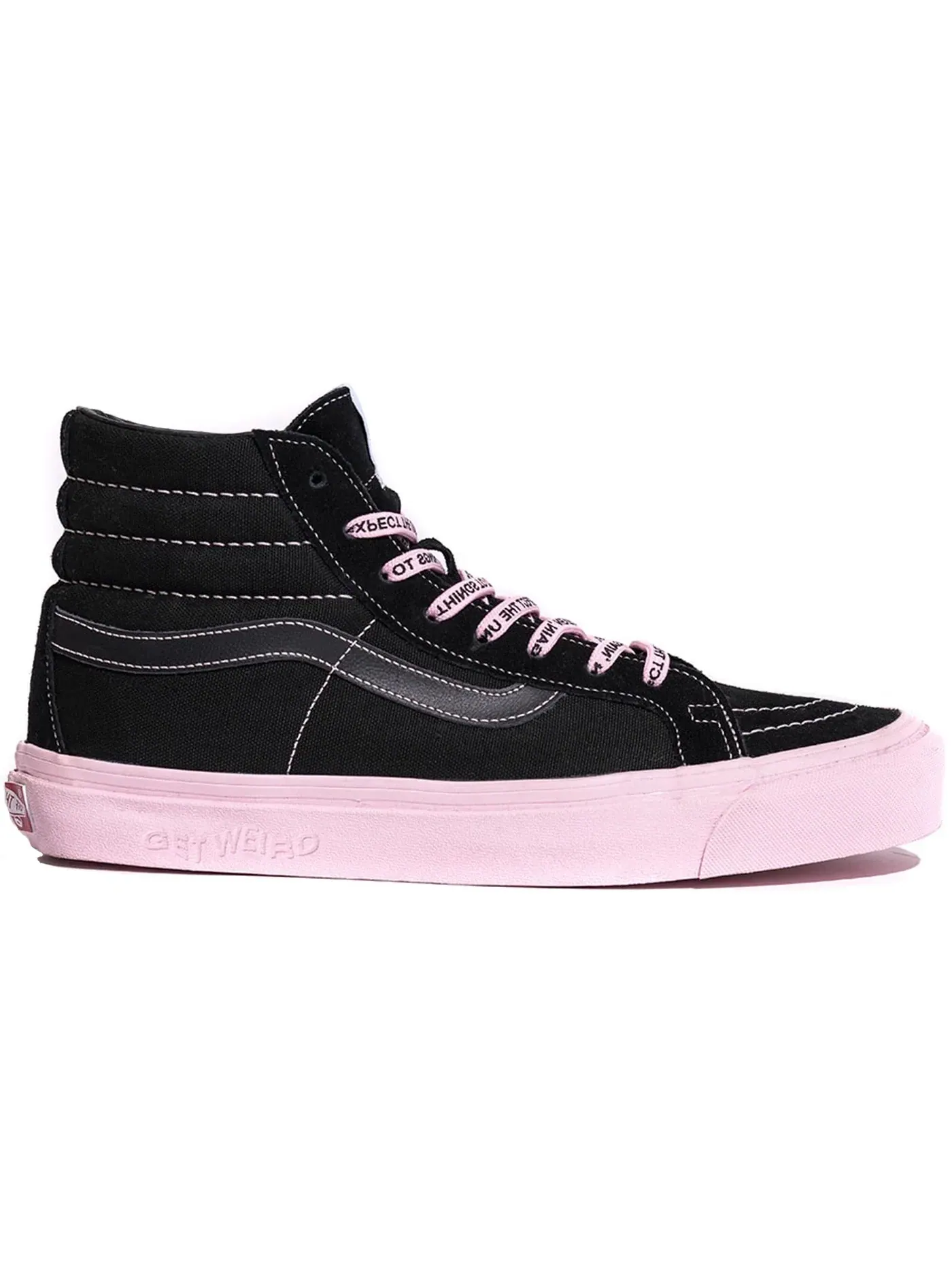 Мужские кроссовки Lifestyle Vans Sk8-Hi — изображение 1 из 1, черный/розовый