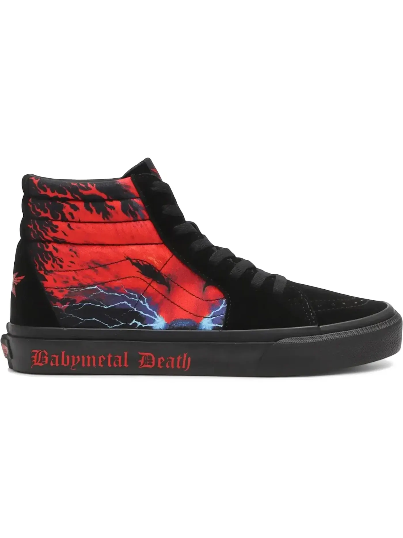 Мужские кроссовки с высоким верхом Vans Sk8-Hi BABYMETAL — изображение 1 из 1, черный/красный