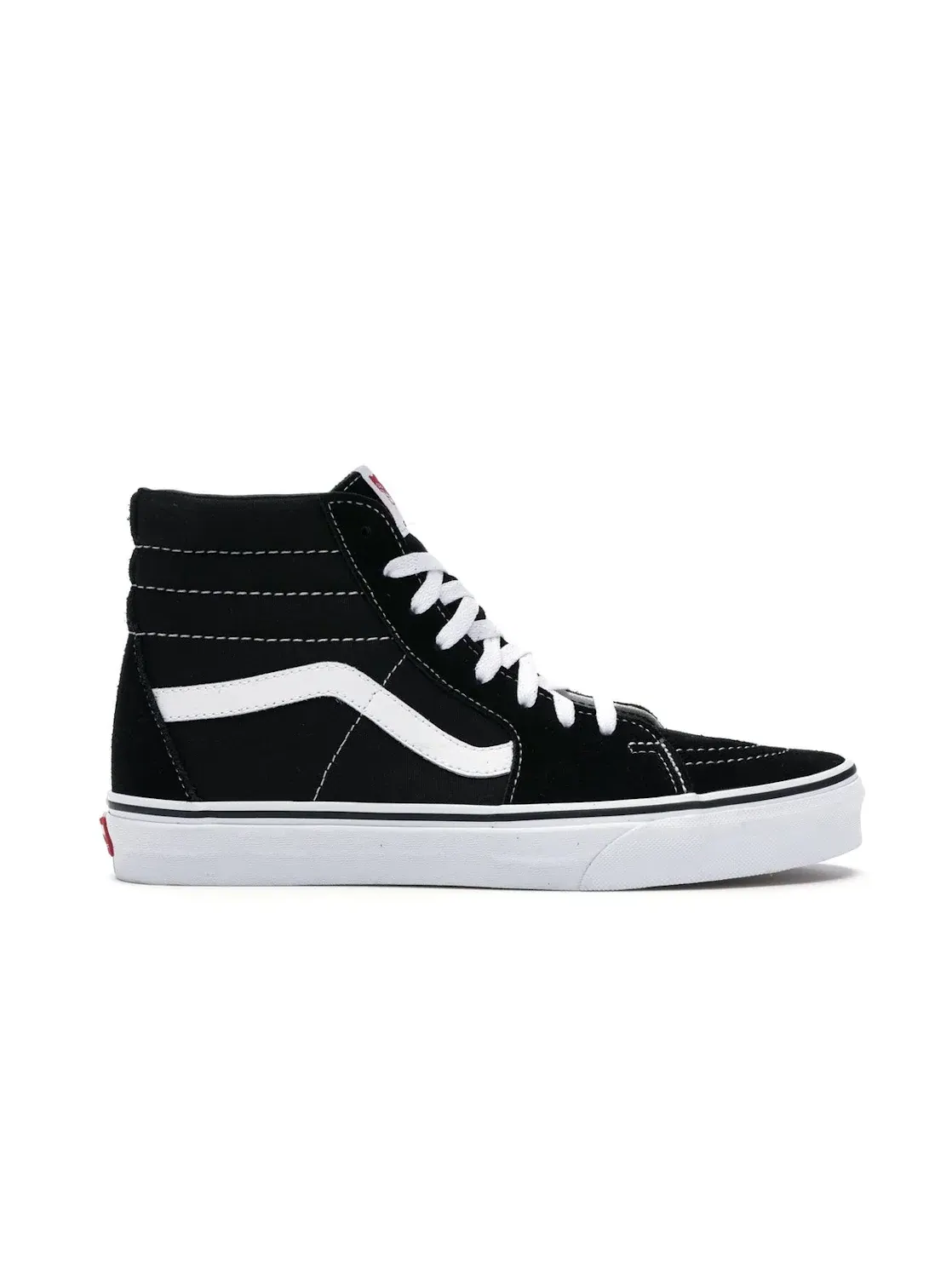 Мужские кроссовки высокие с замшевым и текстильным верхом Vans Sk8-Hi — изображение 1 из 4, черный/белый