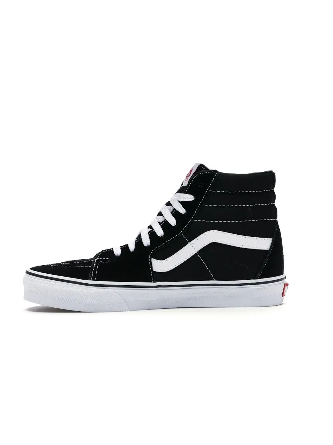 Мужские кроссовки высокие с замшевым и текстильным верхом Vans Sk8-Hi — изображение 3 из 4, черный/белый